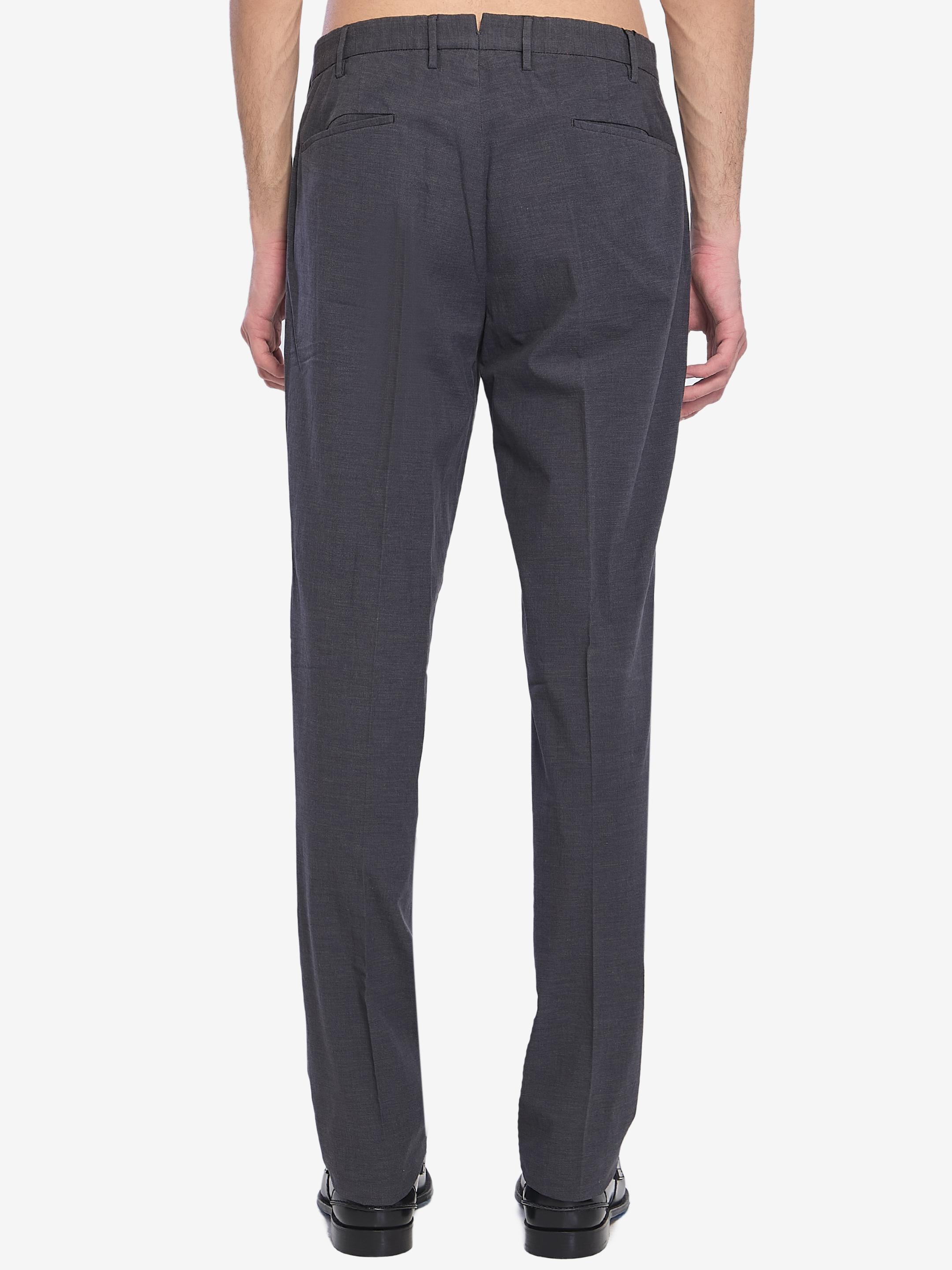 Gray trousers