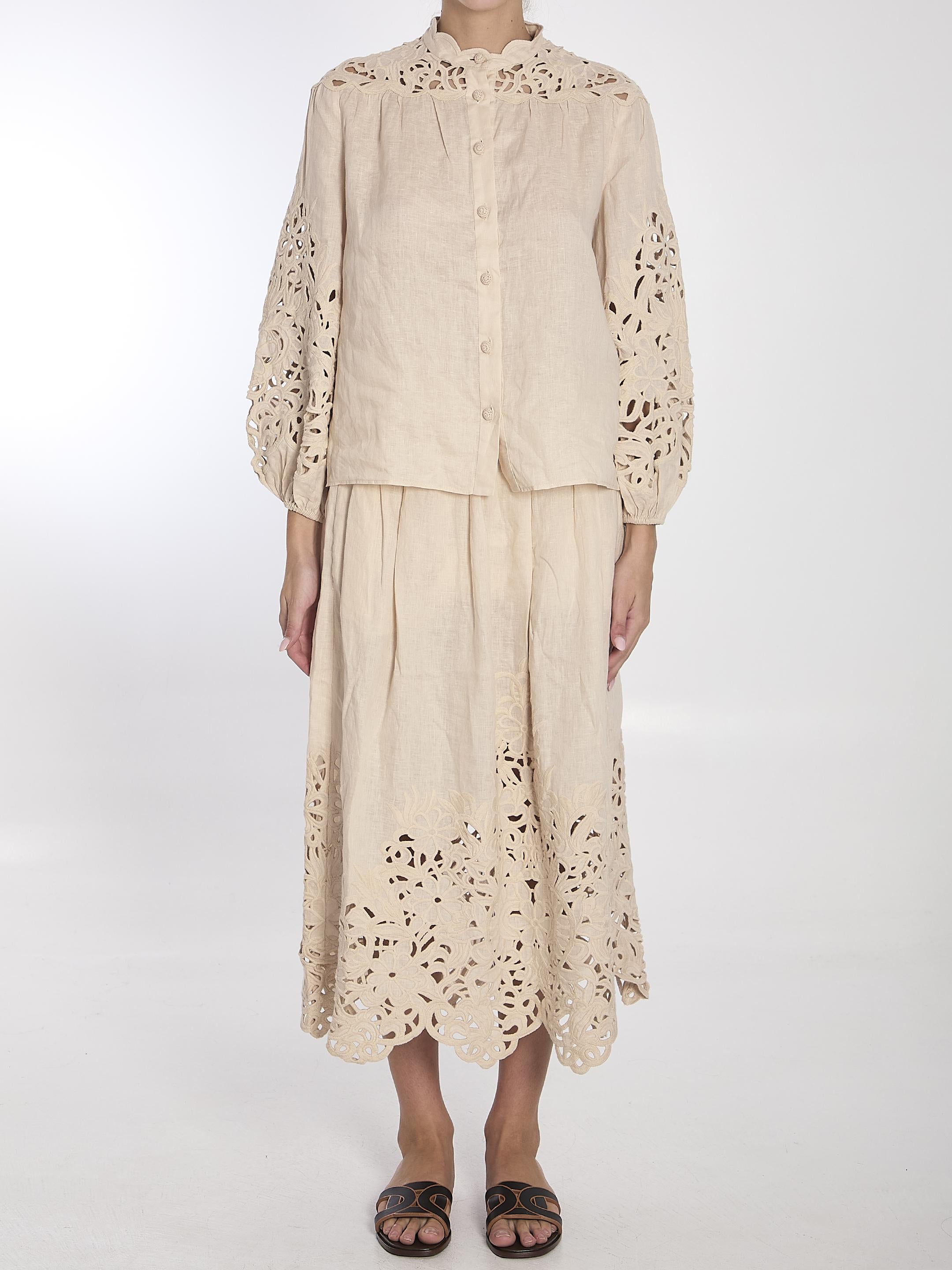 Wylie embroidered blouse