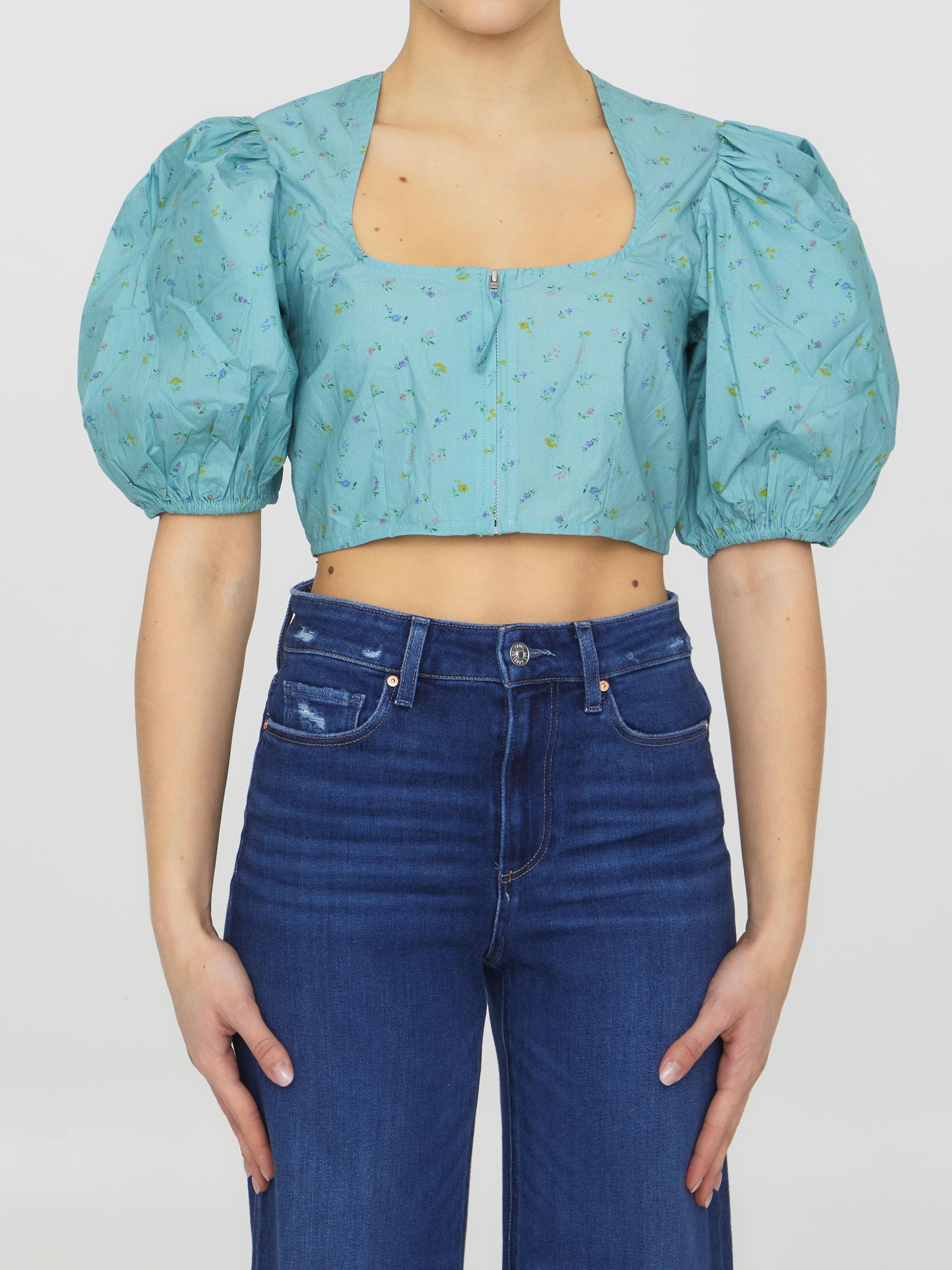 Floral-print top