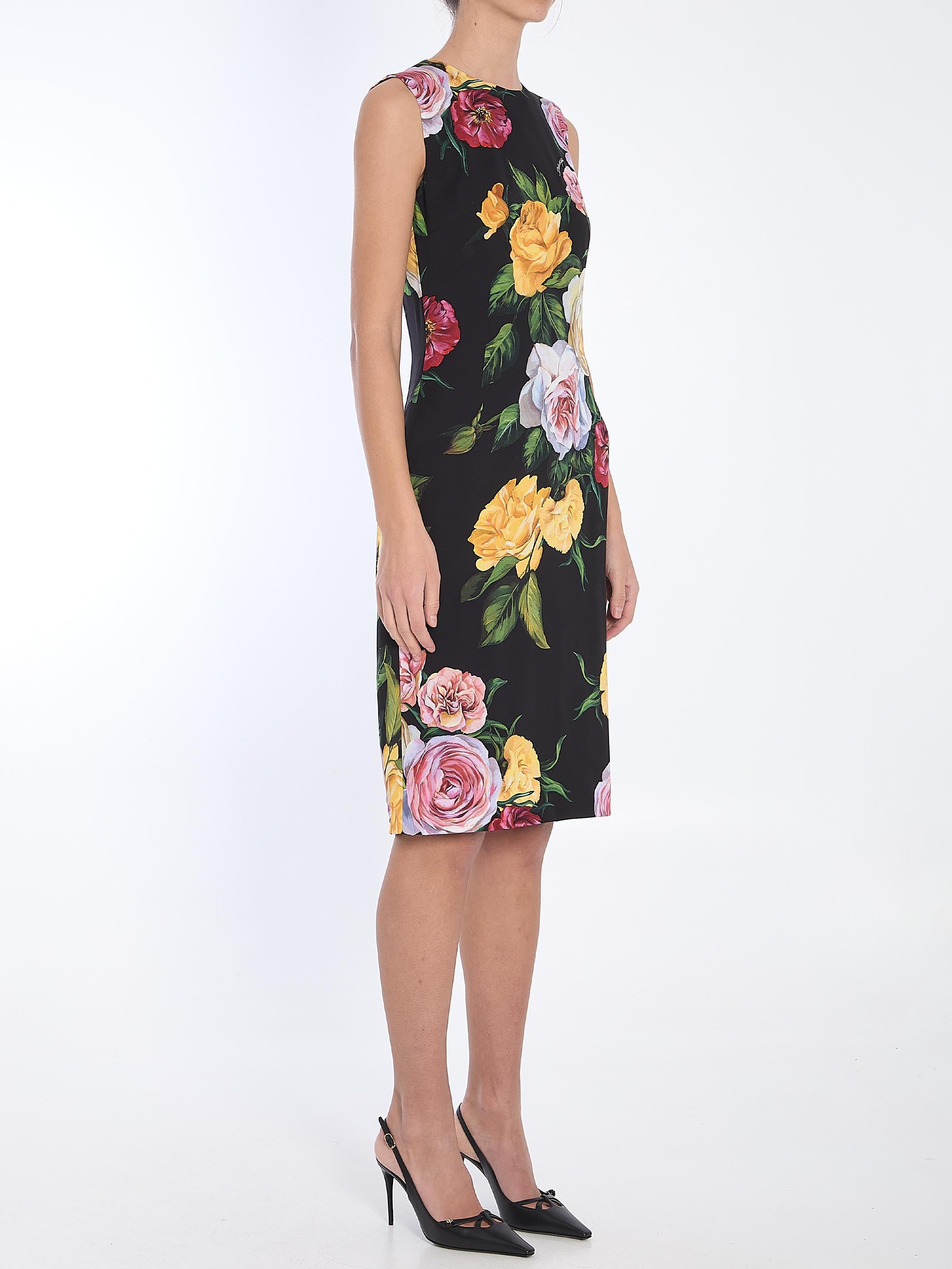 Floral print dress