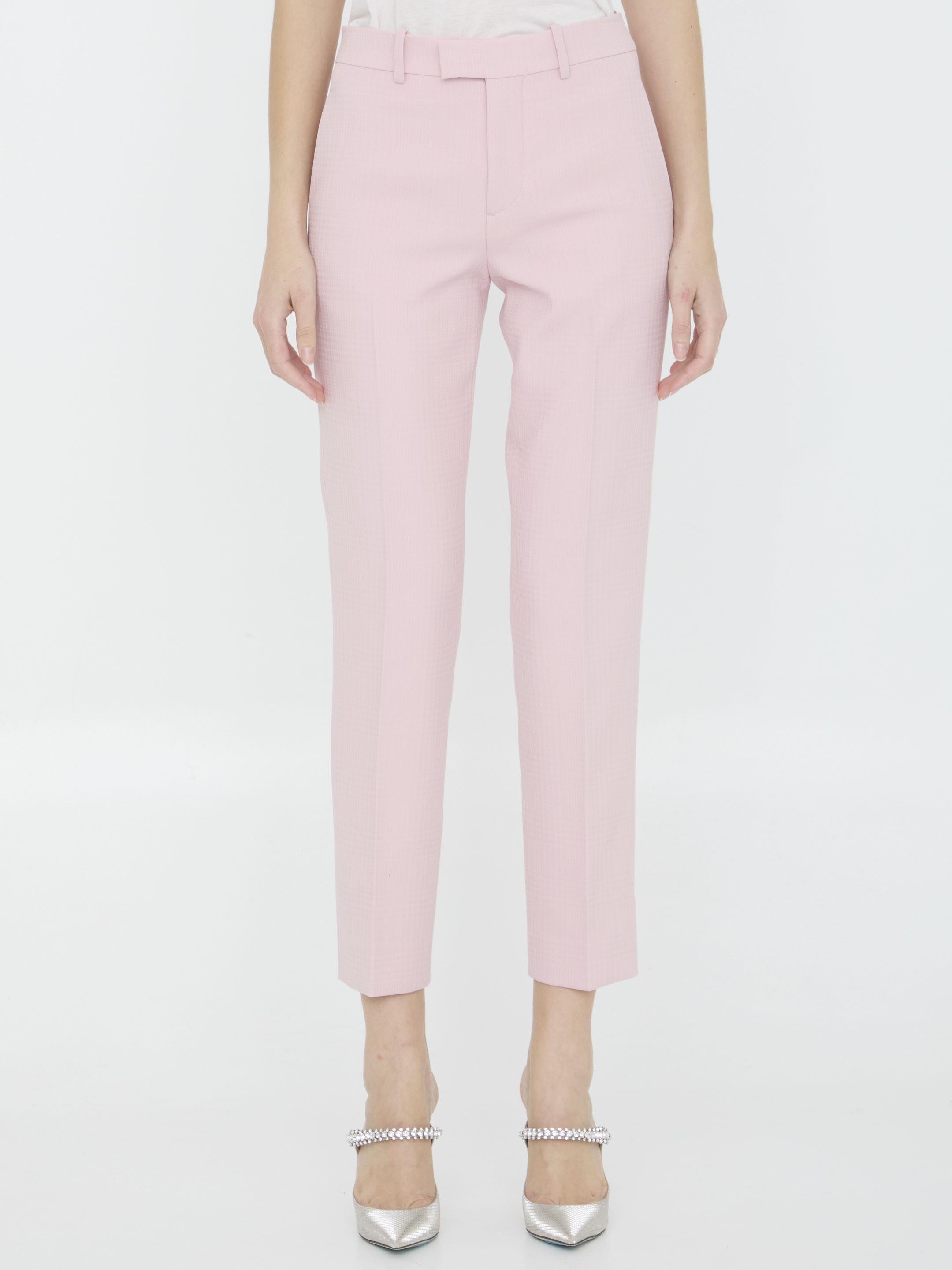 Wool tailored trousers
