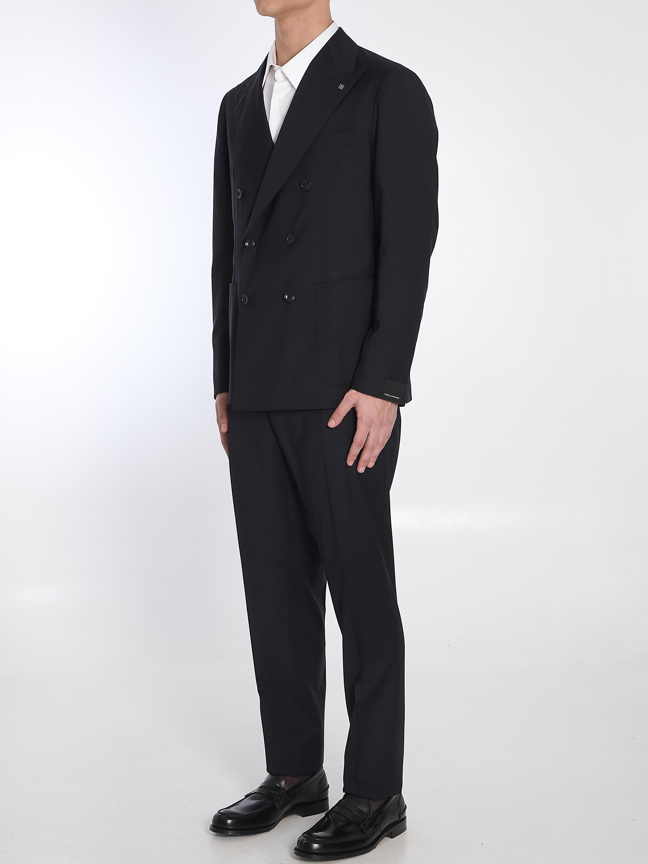 Virgin wool two-piece suit