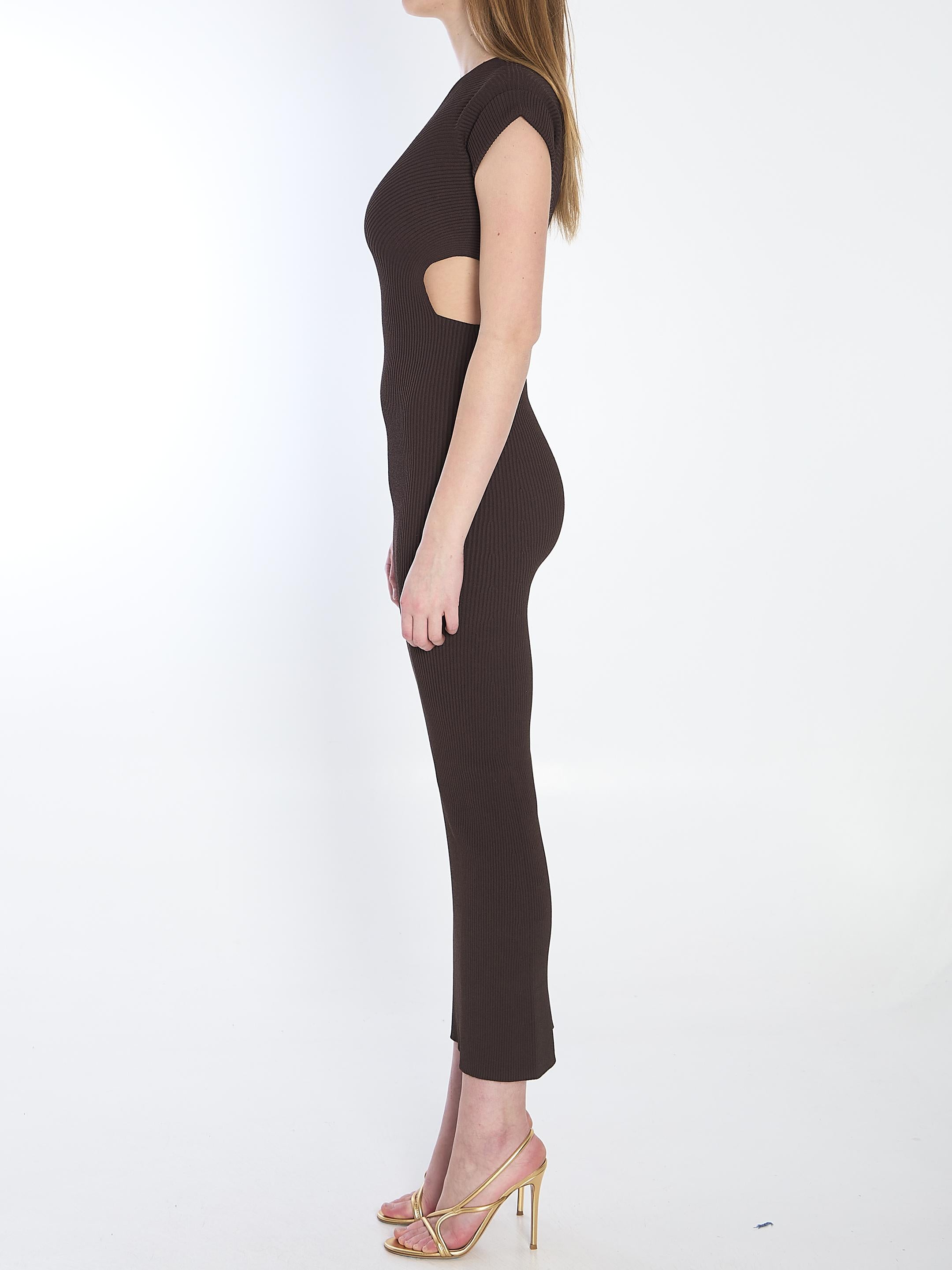 Long one-shoulder dress