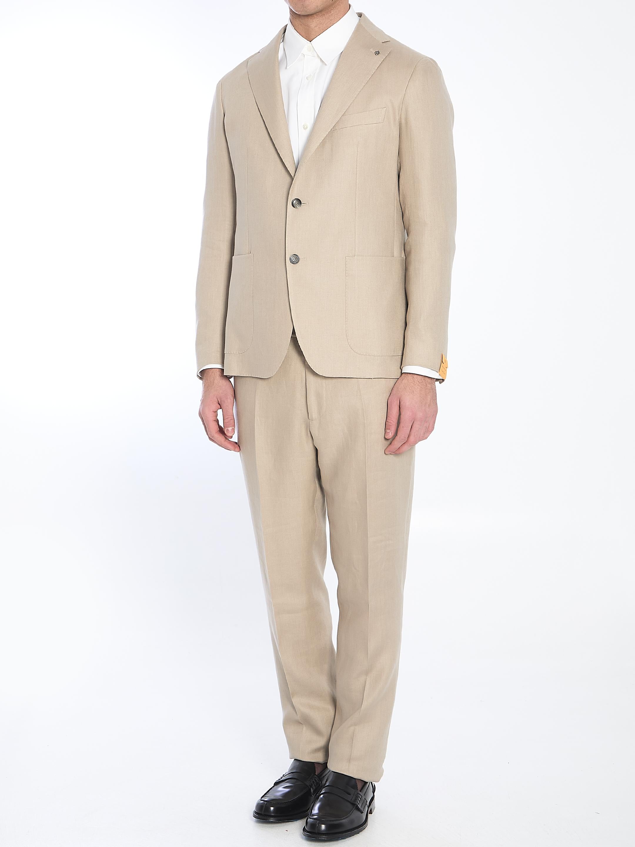 Linen two-piece suit