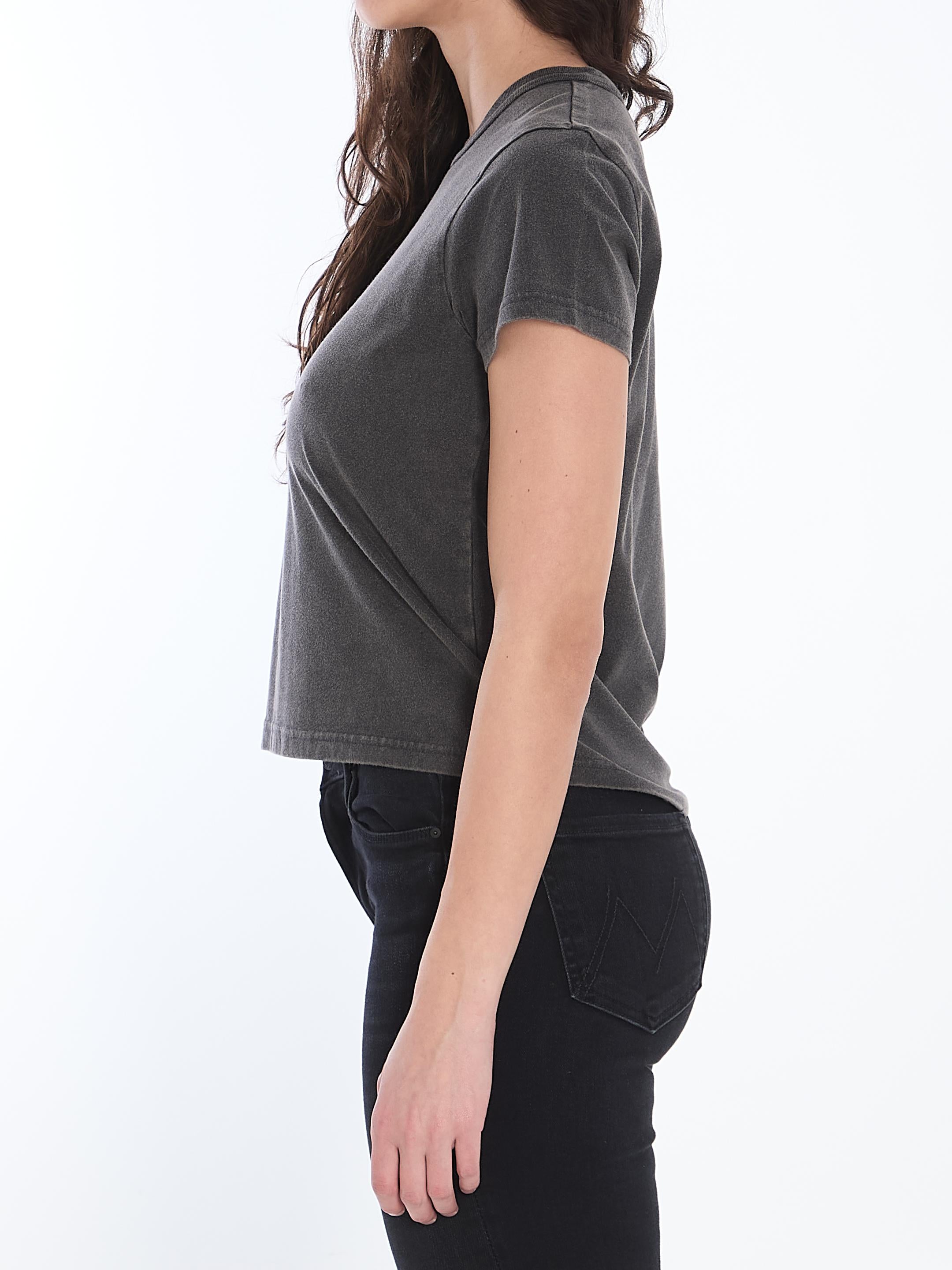 Cropped t-shirt with logo