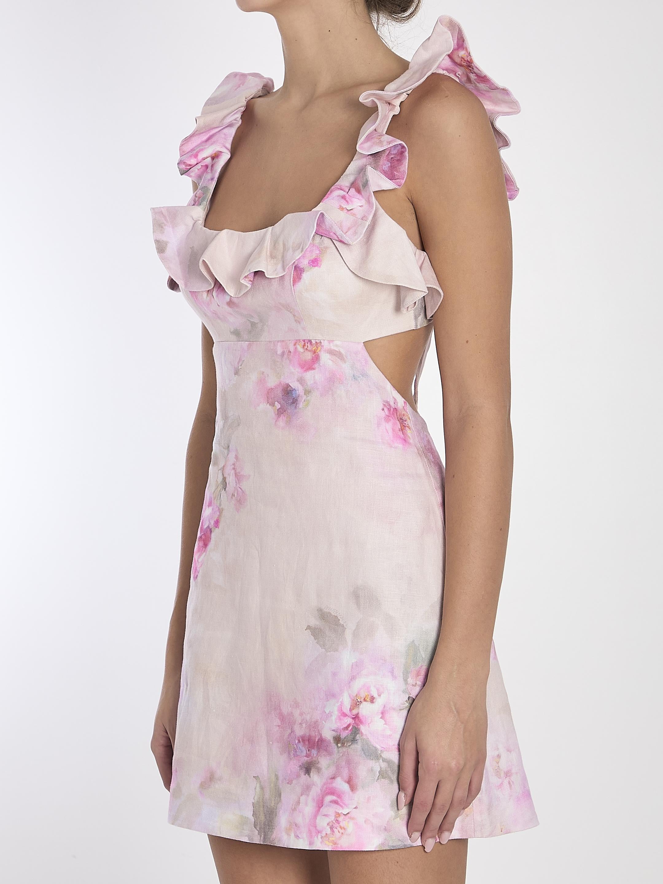 Crush Frill mini dress