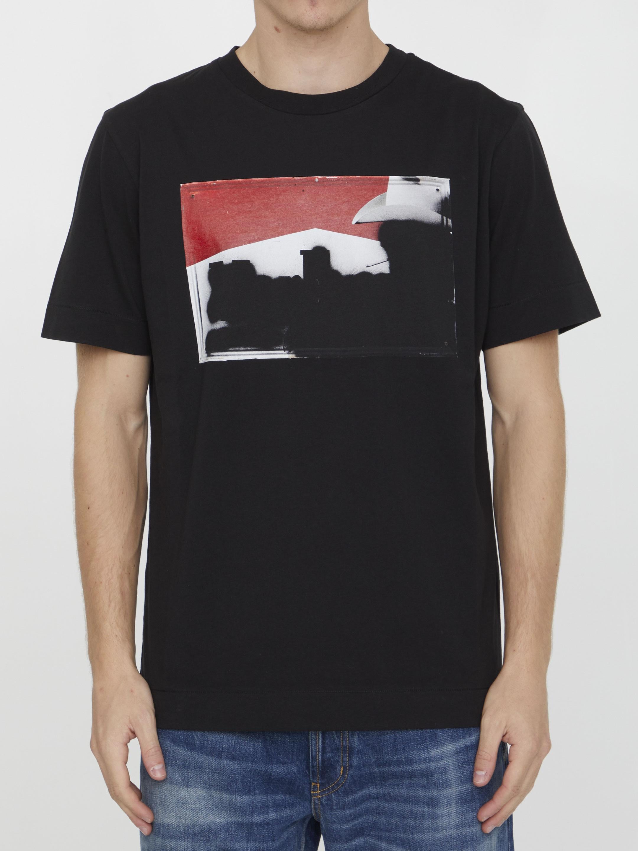 Printed cotton t-shirt