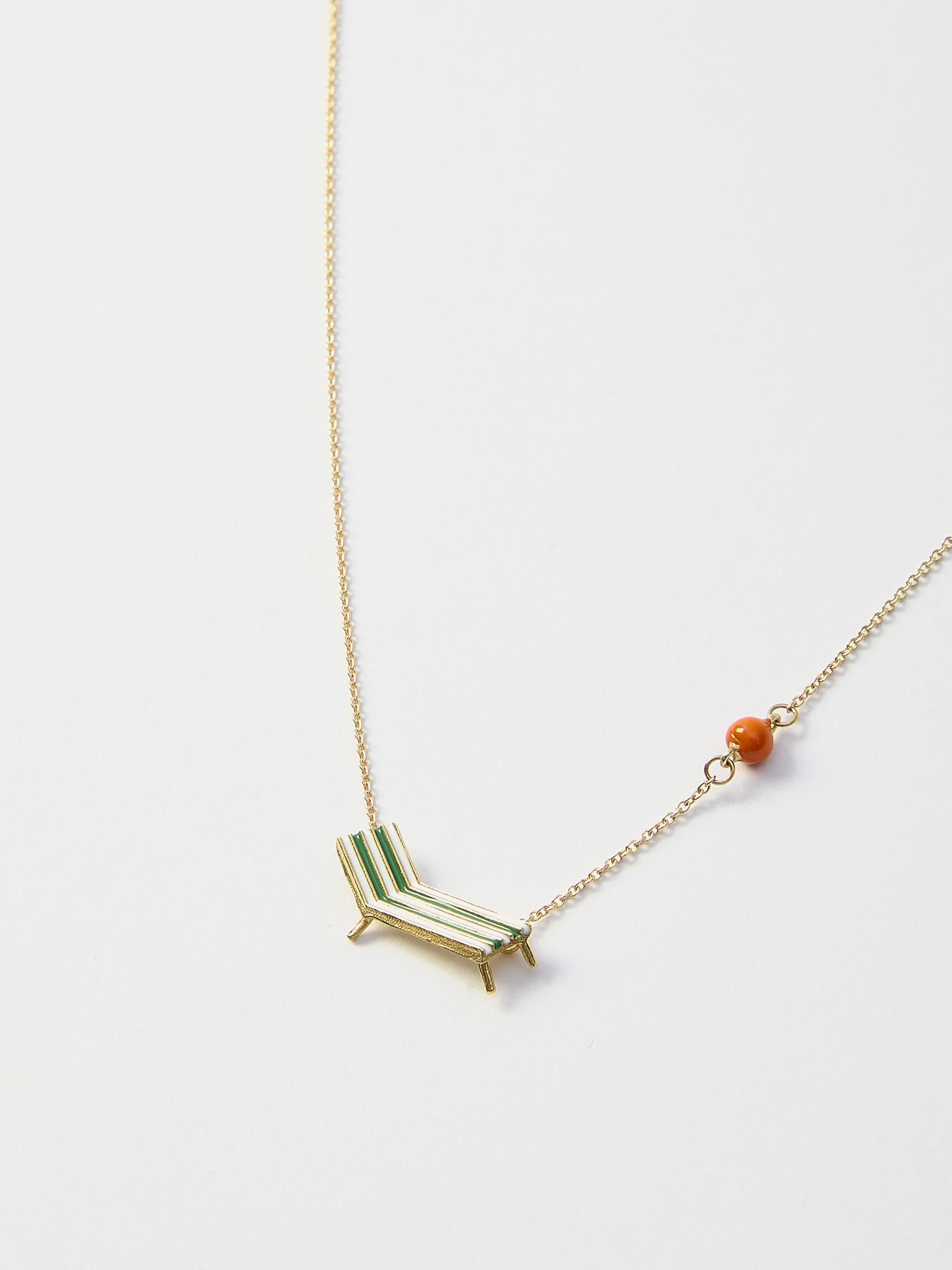 Beach Chair necklace