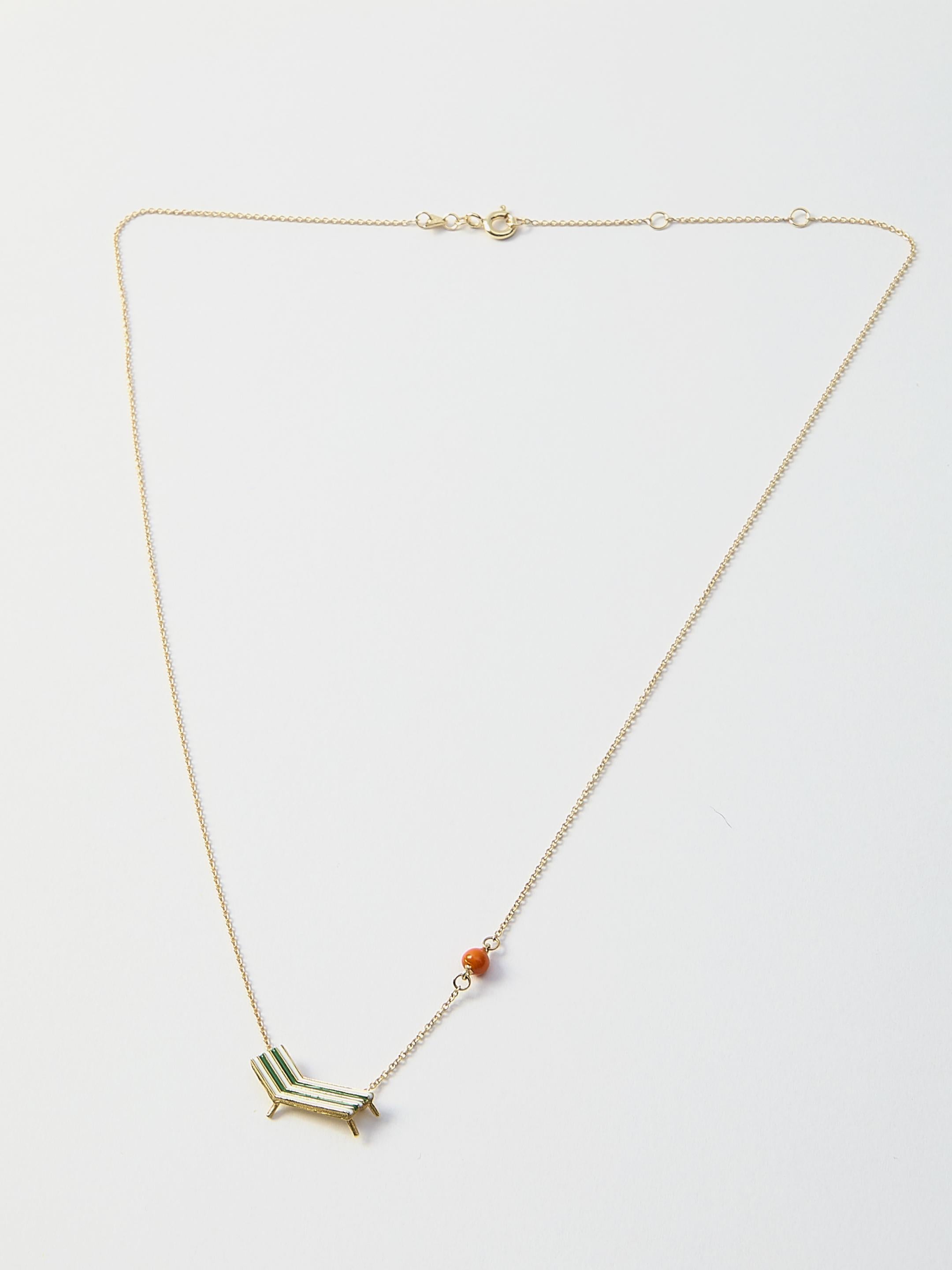 Beach Chair necklace