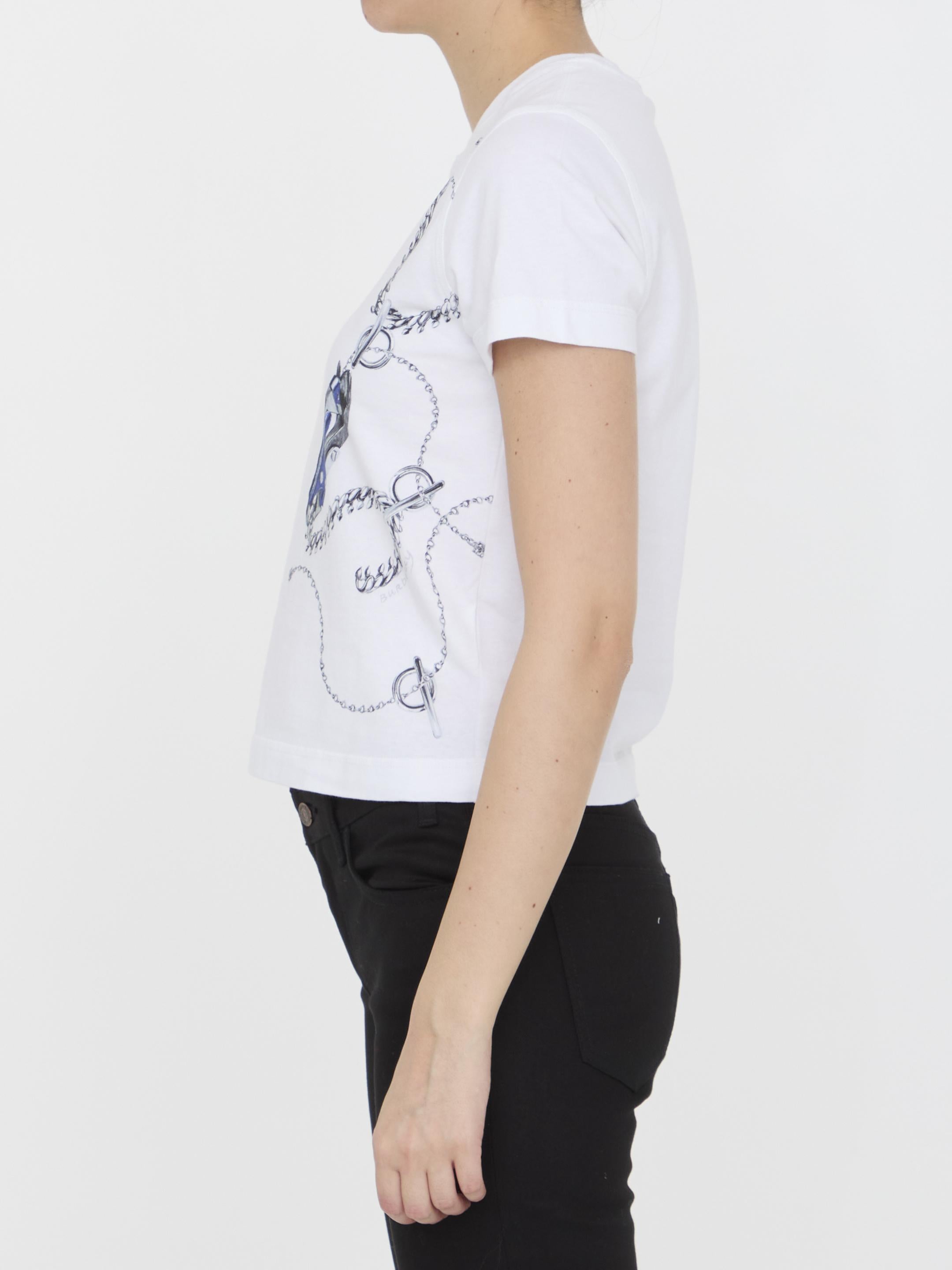 Knight motif t-shirt