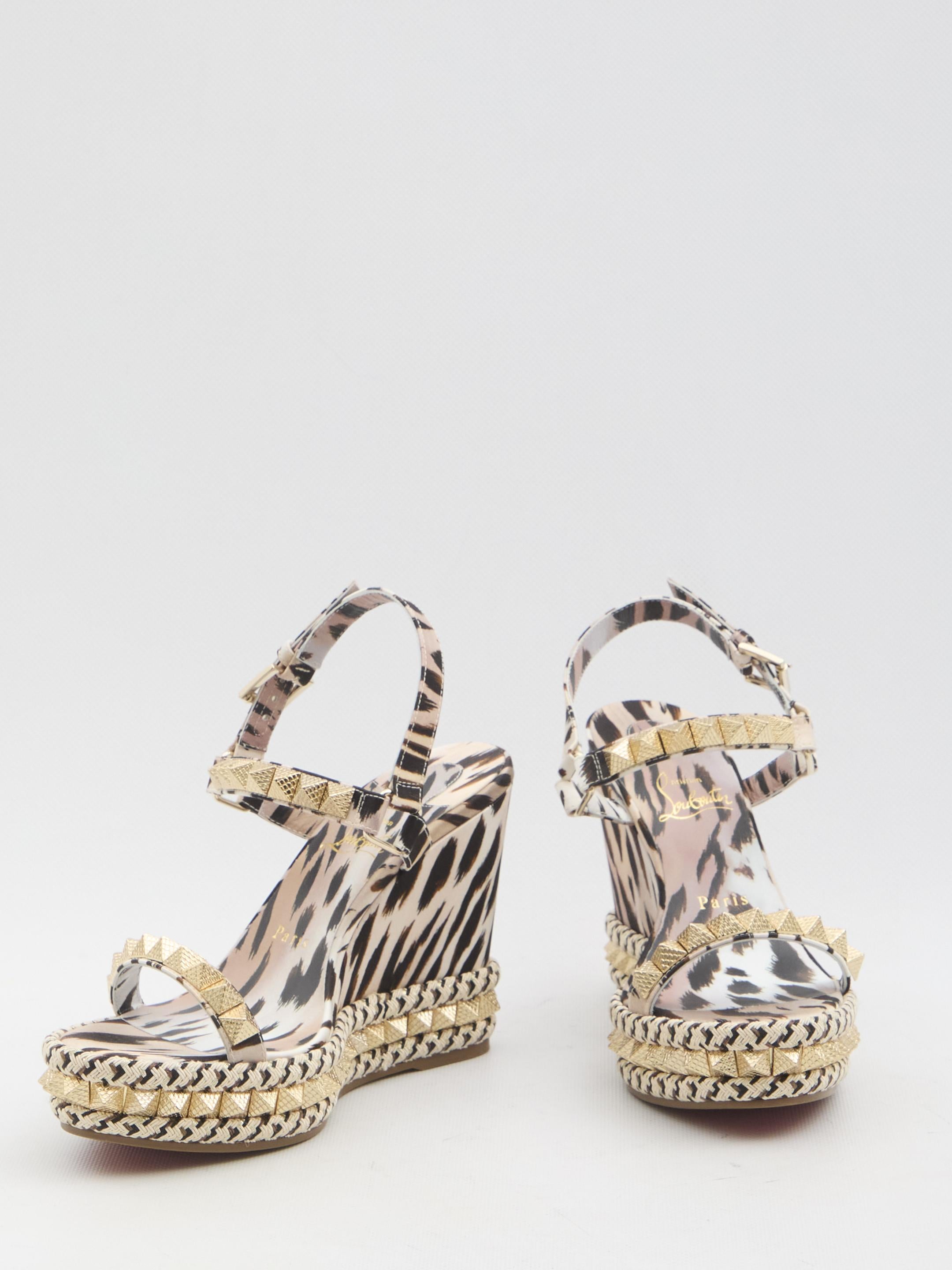 Pyraclou 110 wedge sandals