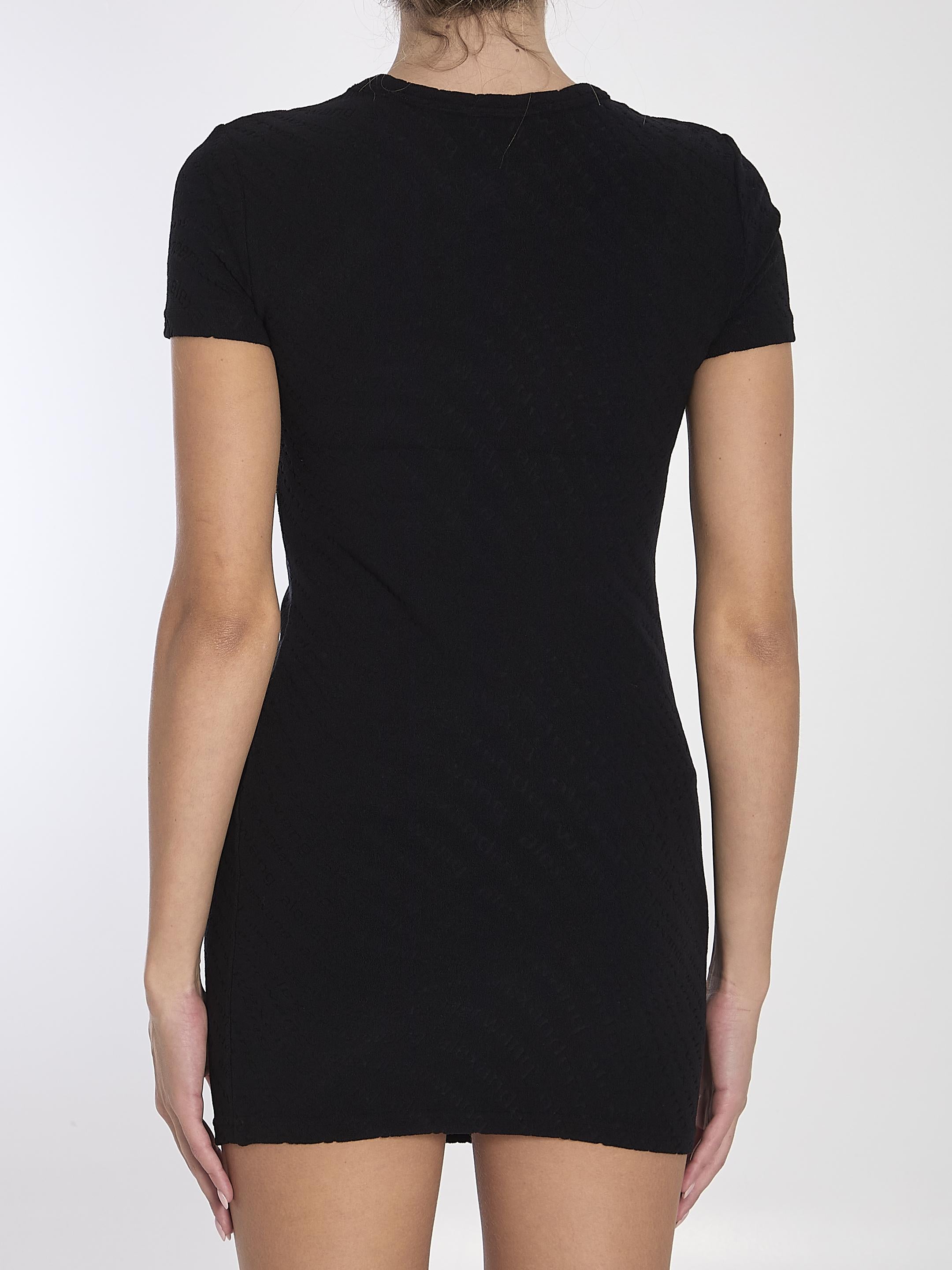 Jacquard mini dress