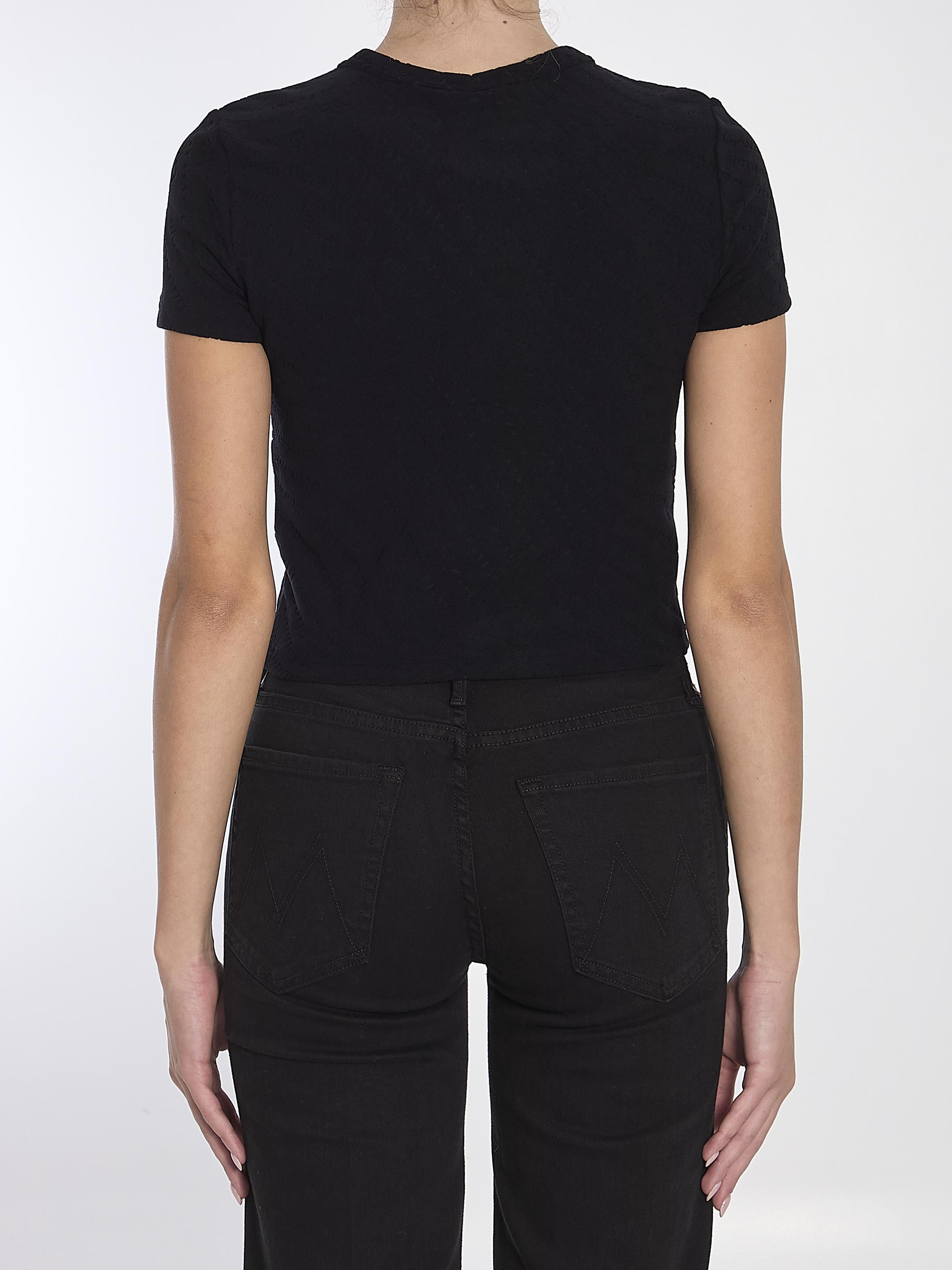 Jacquard logo t-shirt