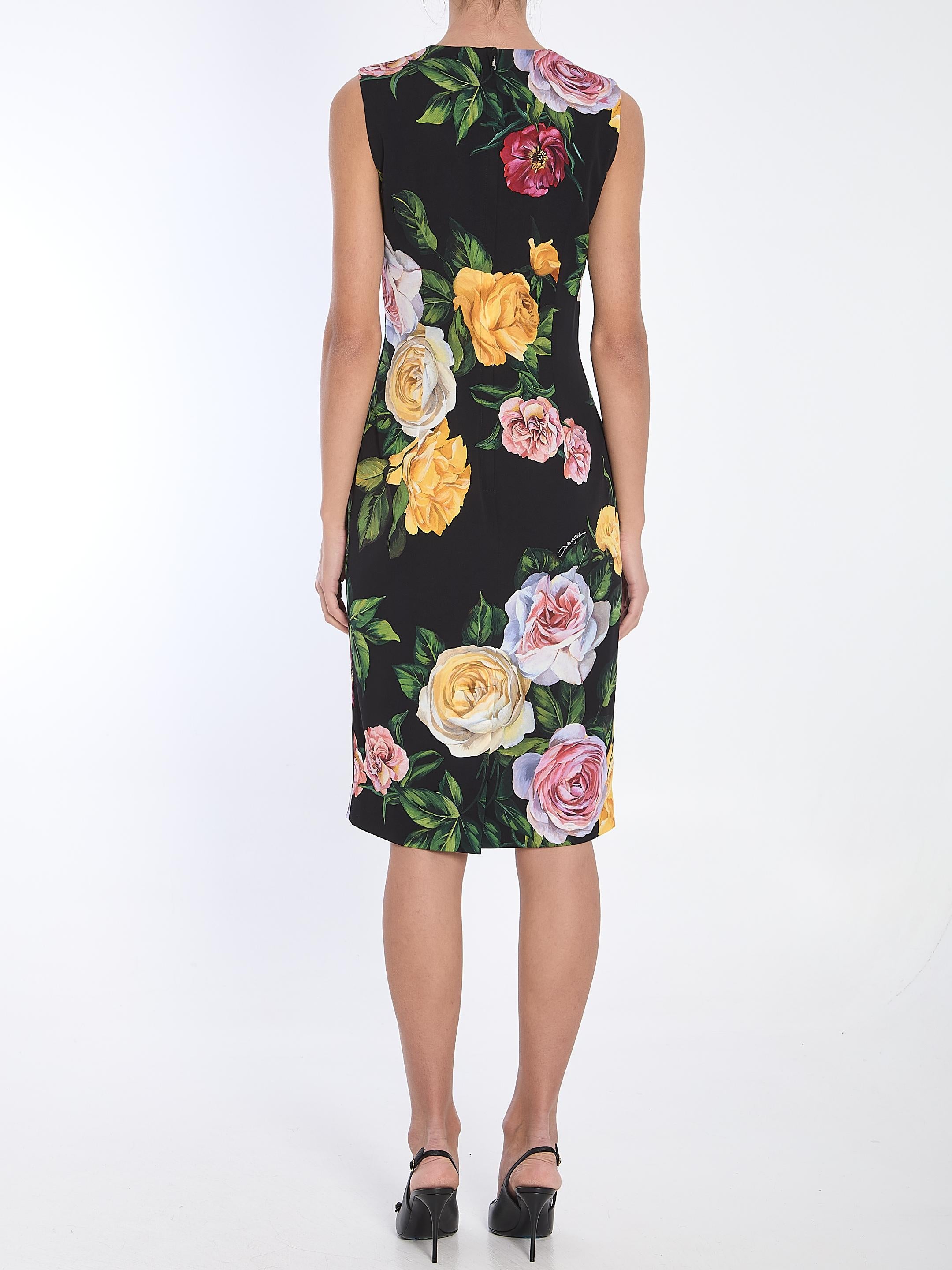 Floral print dress