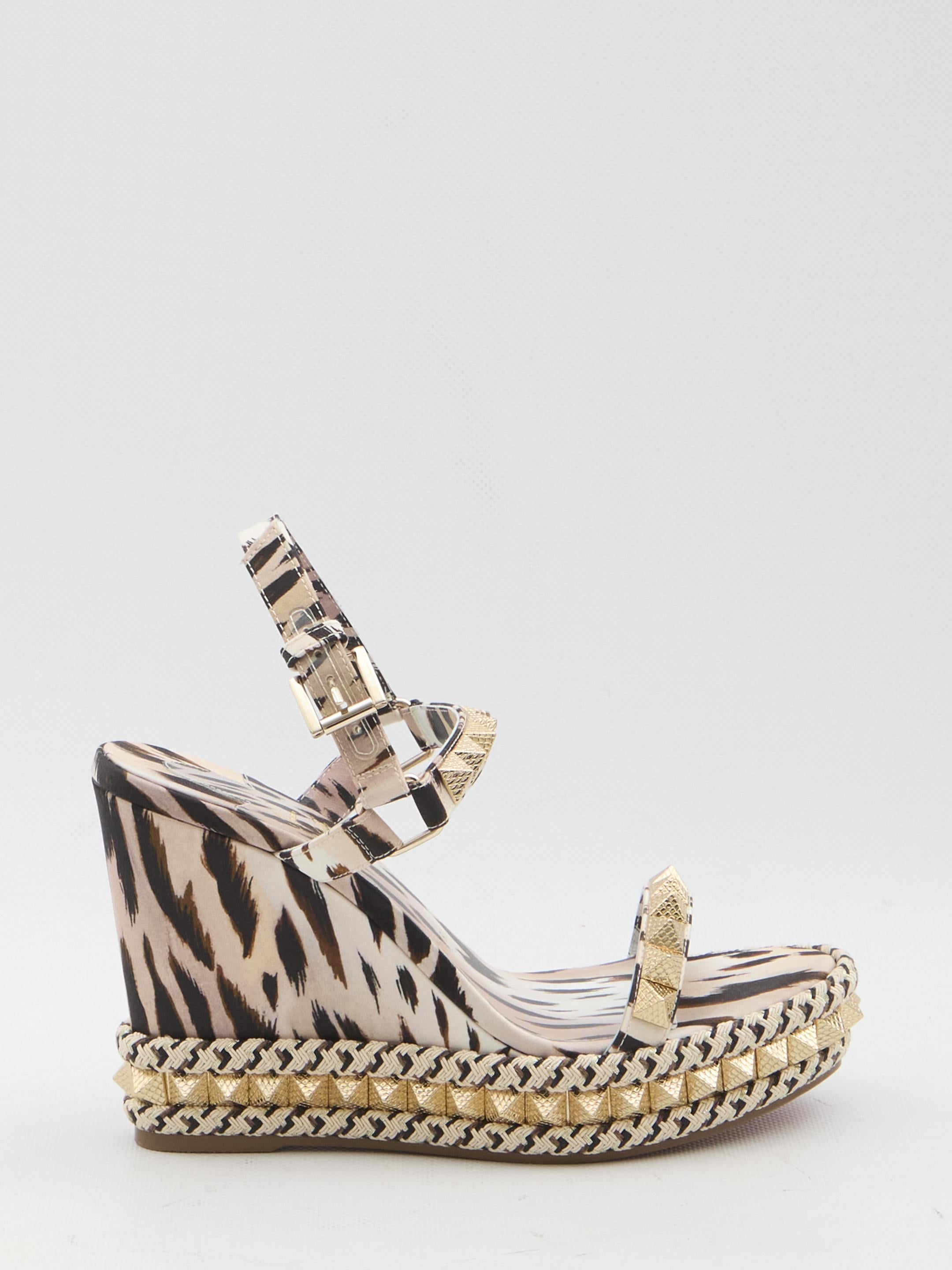 Pyraclou 110 wedge sandals
