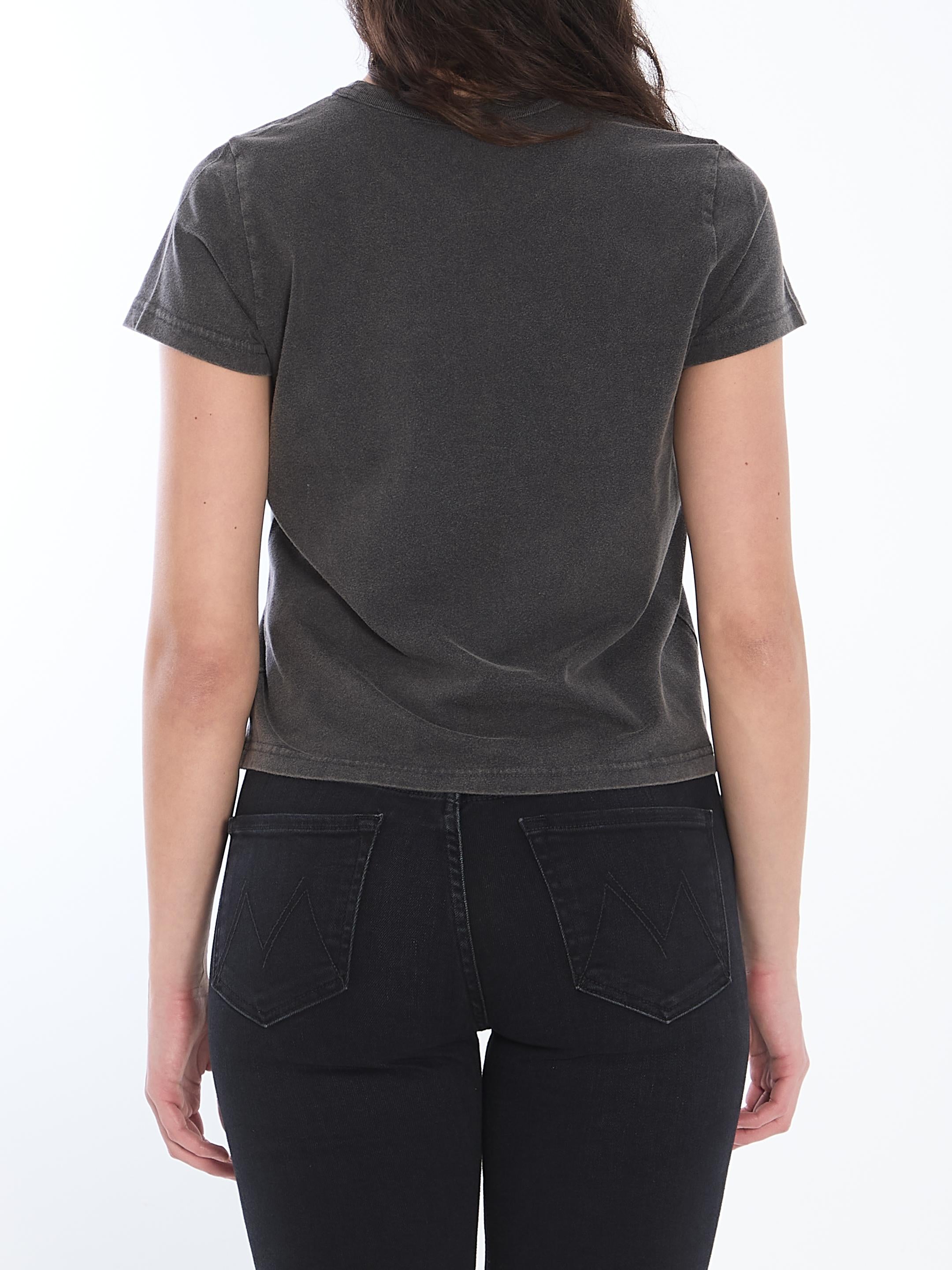 Cropped t-shirt with logo