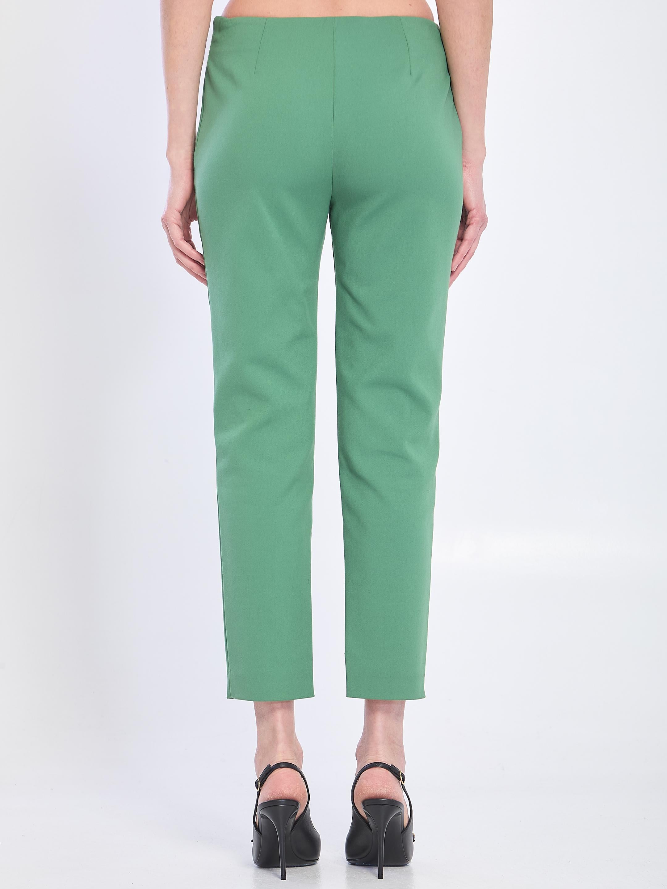 Green trousers