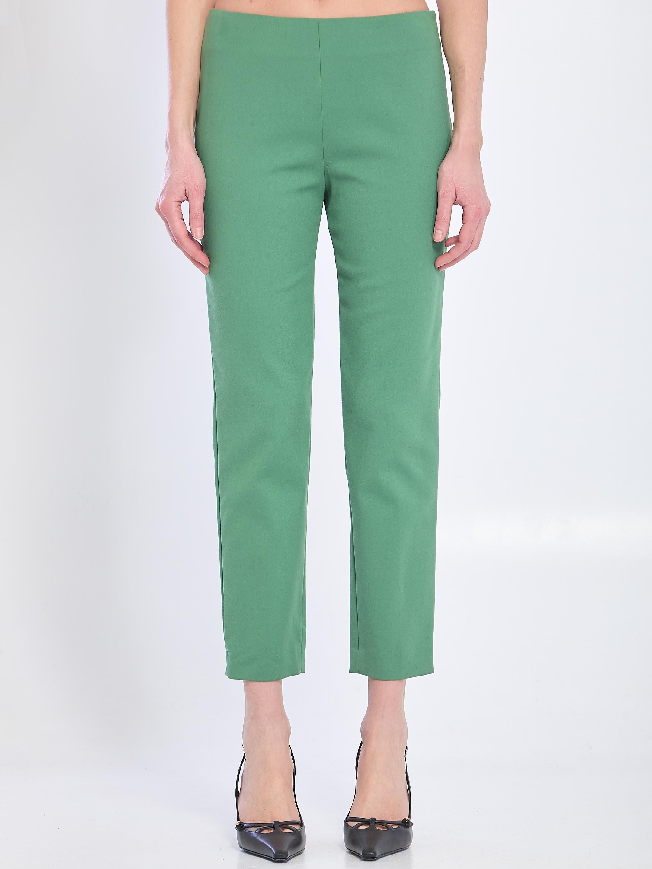 Green trousers