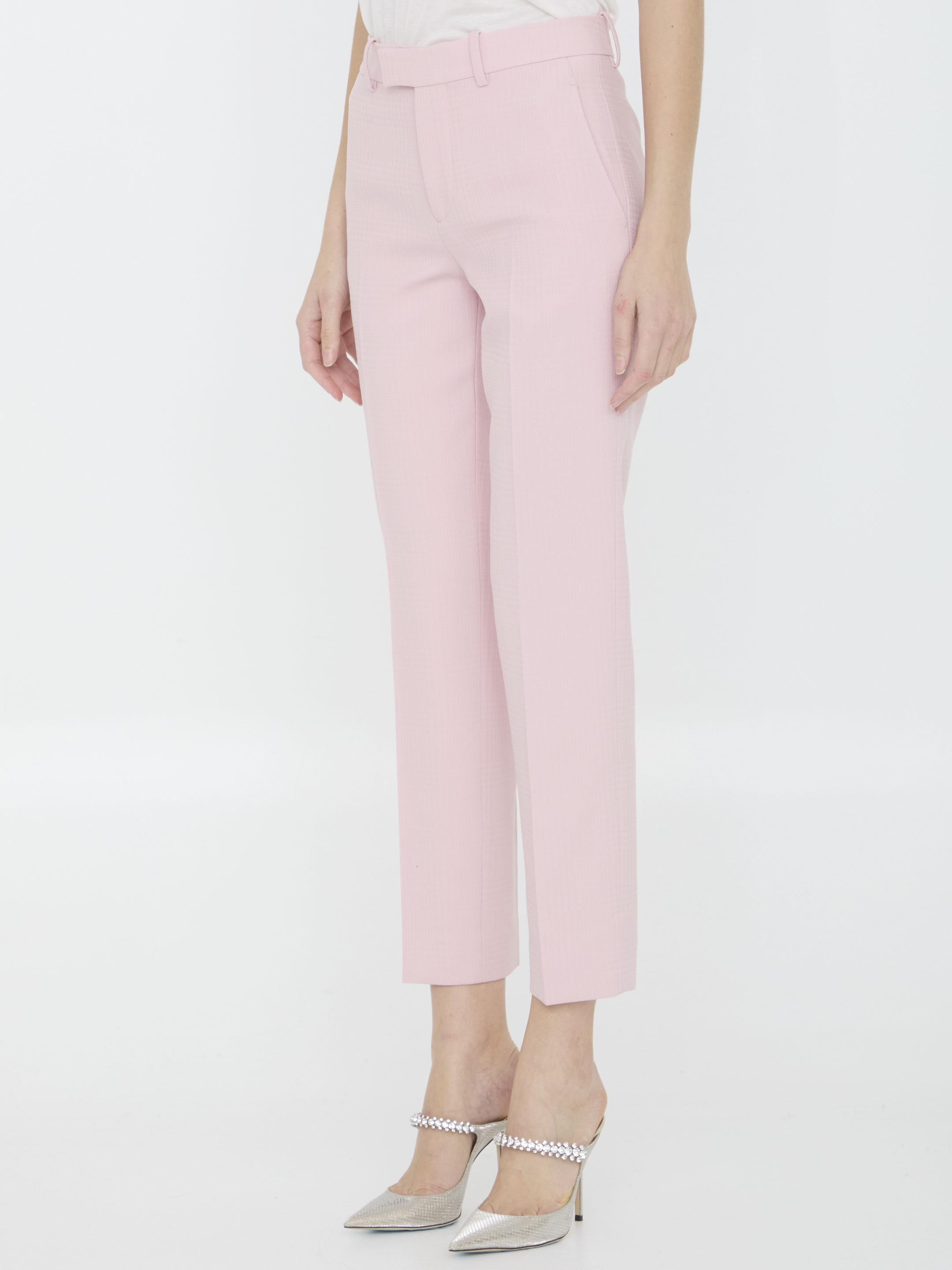 Wool tailored trousers