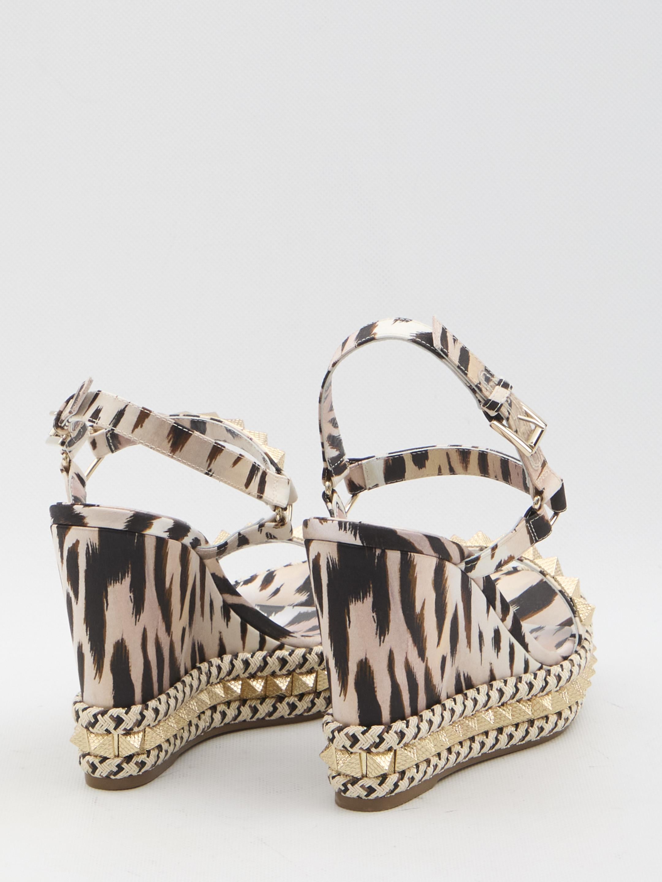 Pyraclou 110 wedge sandals