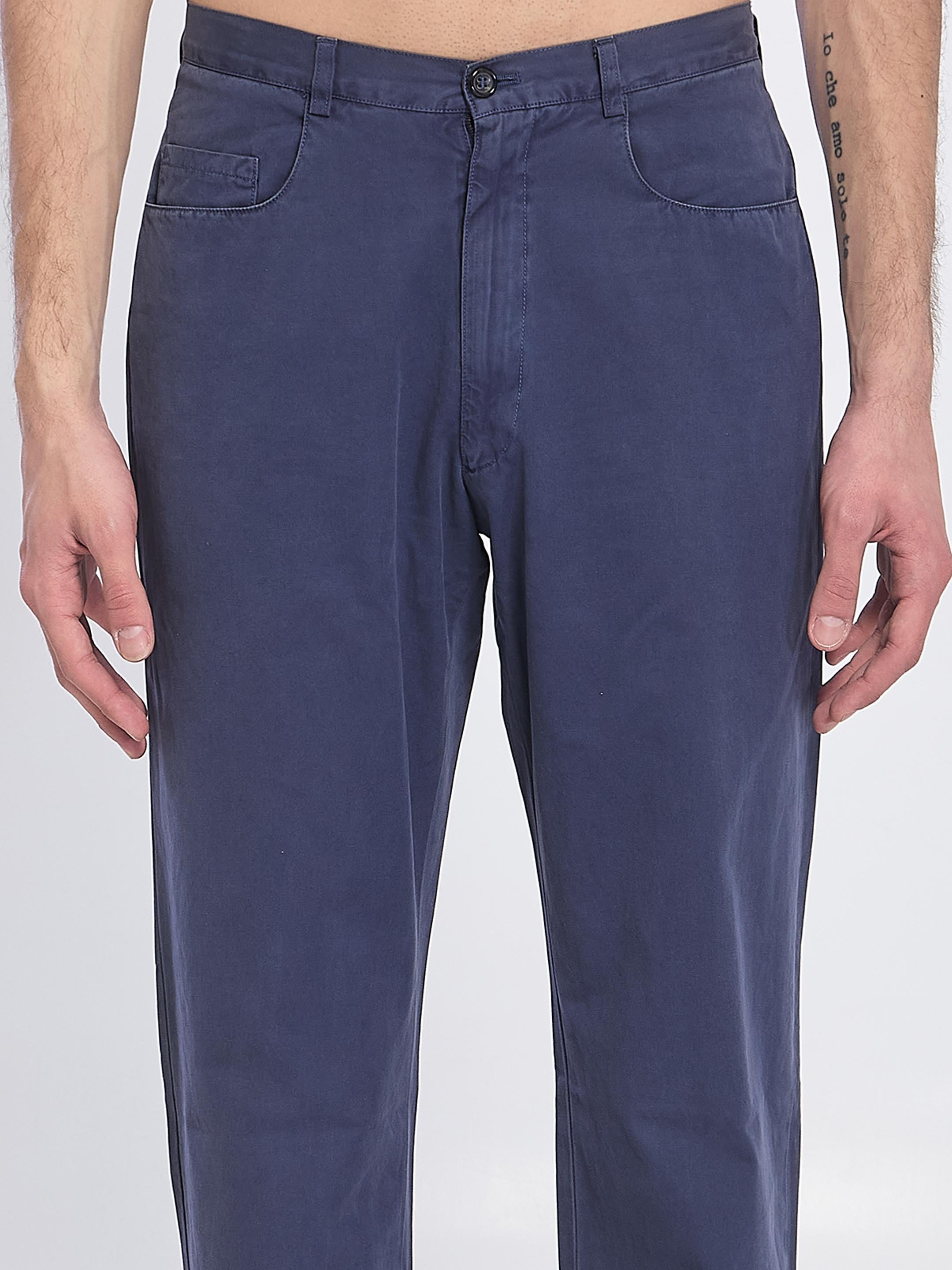 Blue trousers