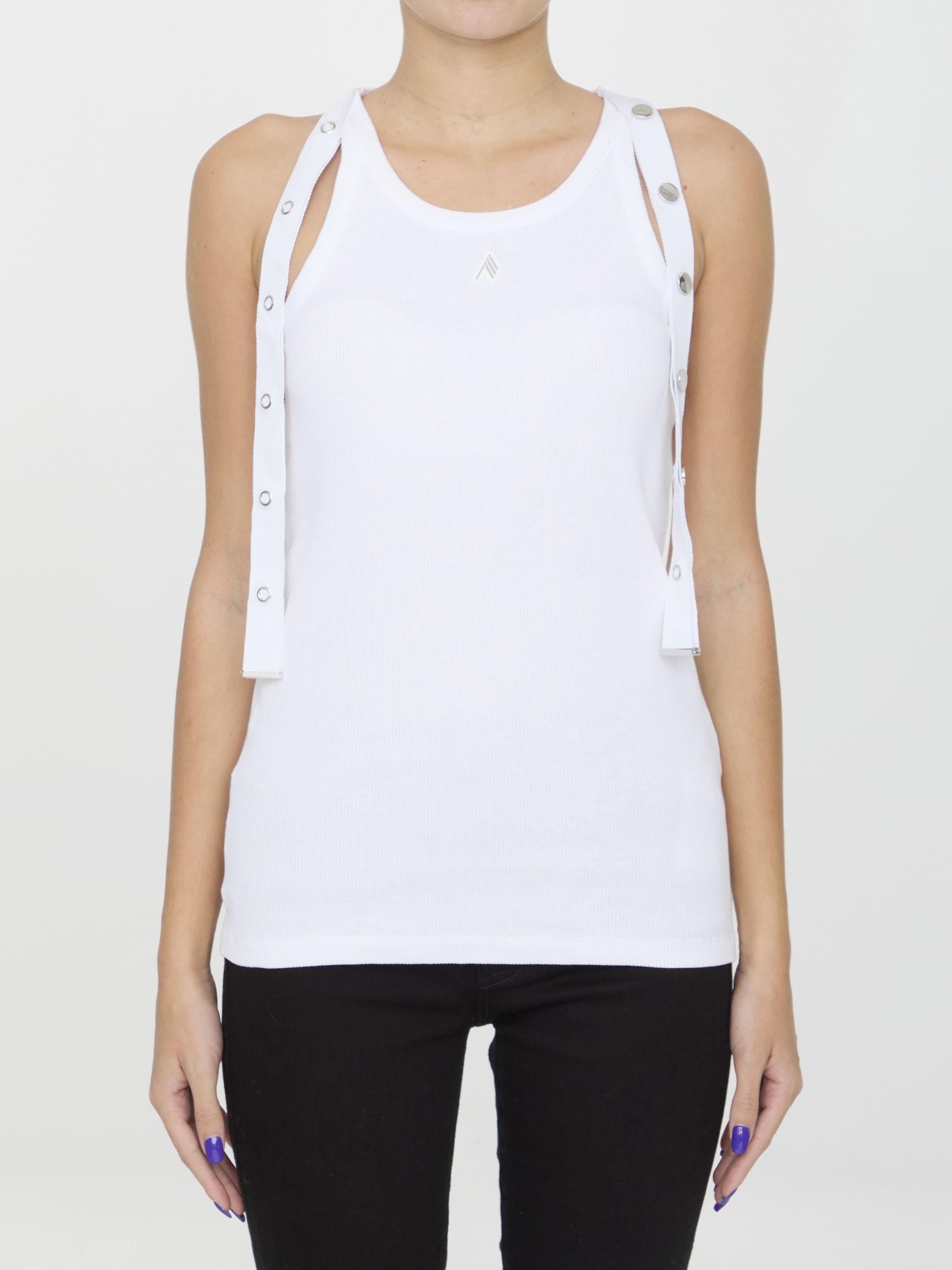 Snap-button tank top