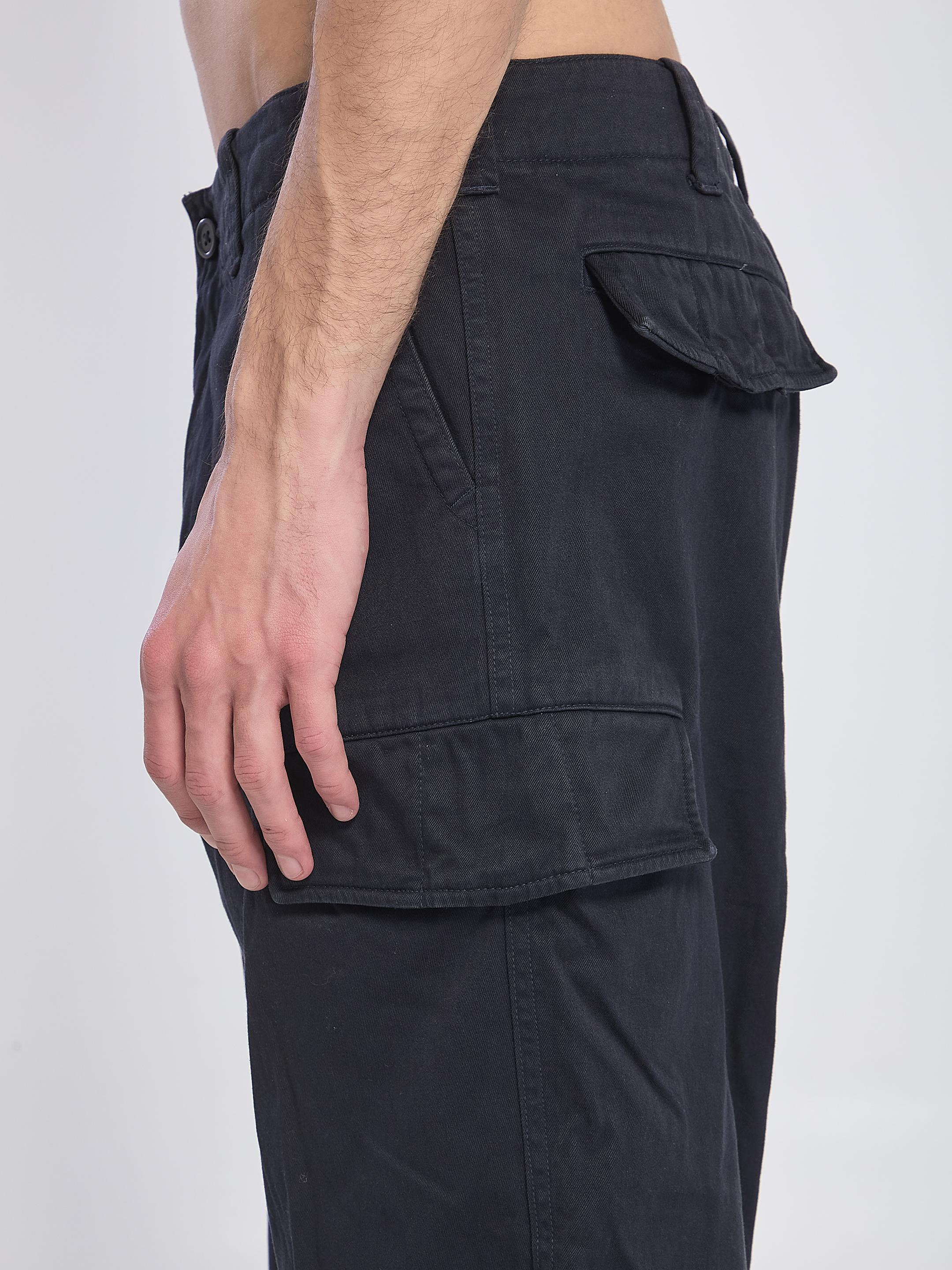 Blue cargo pants