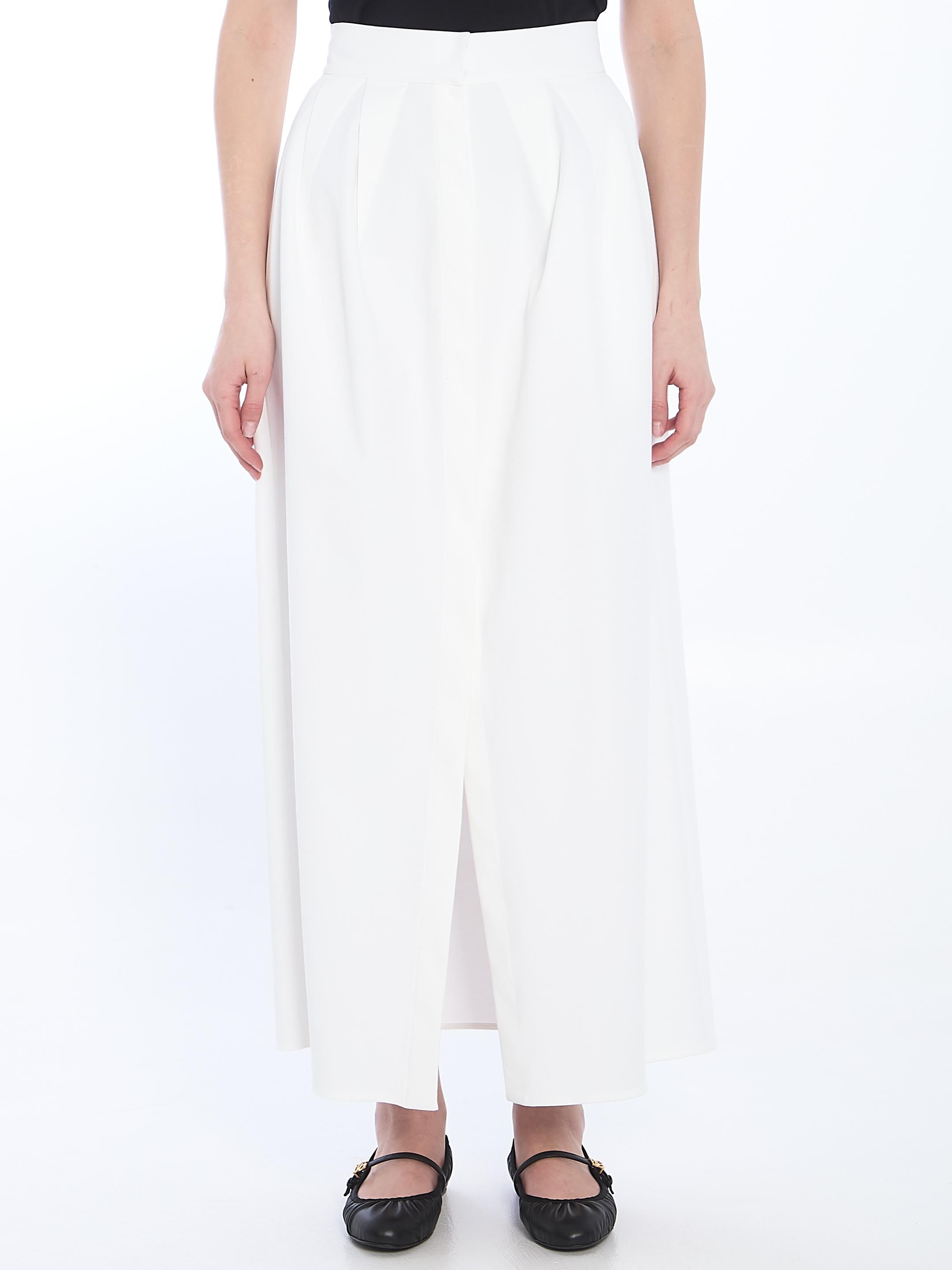 Gabardine long skirt