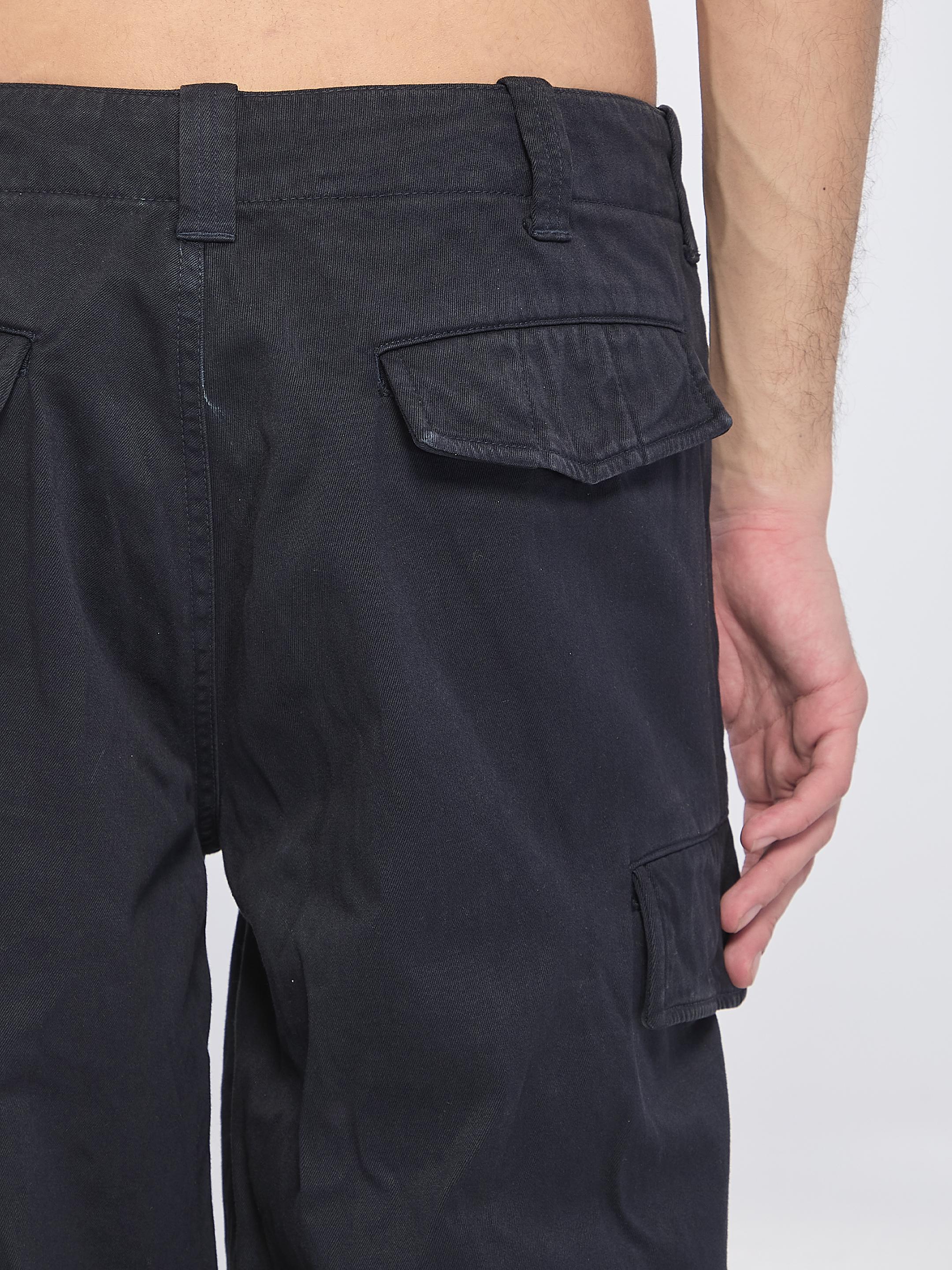 Blue cargo pants