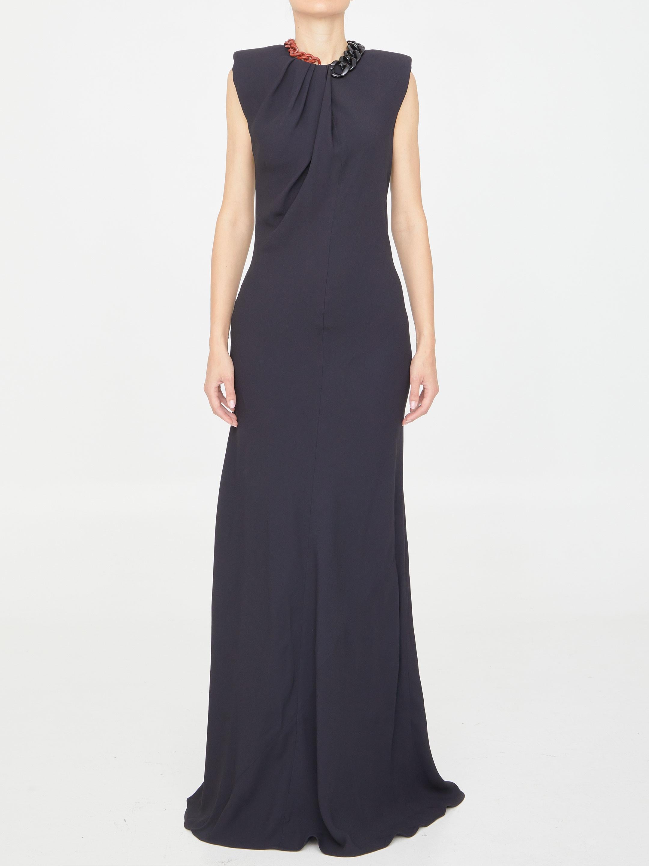 Chain long dress
