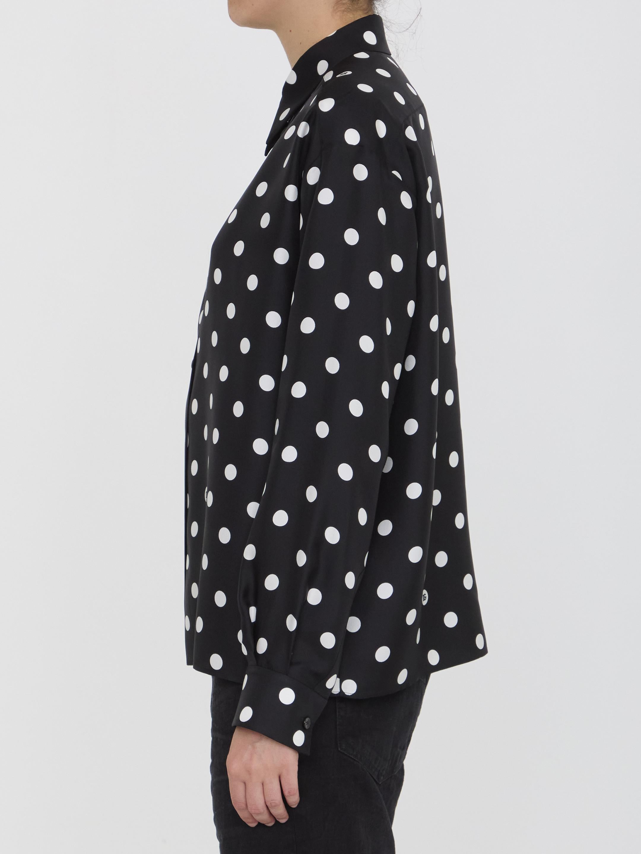 Shirt with Polka-dot print
