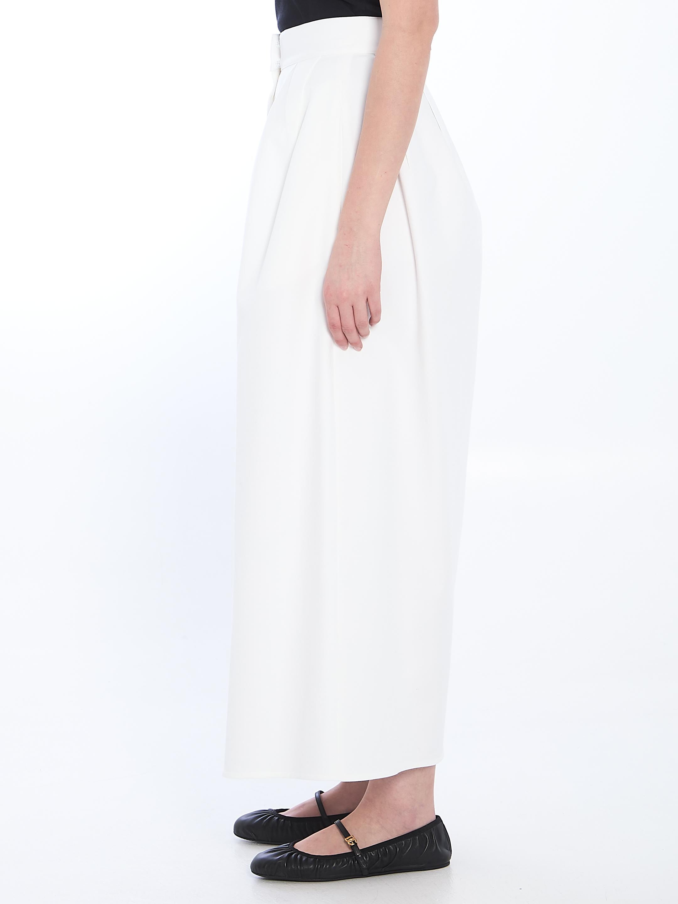 Gabardine long skirt
