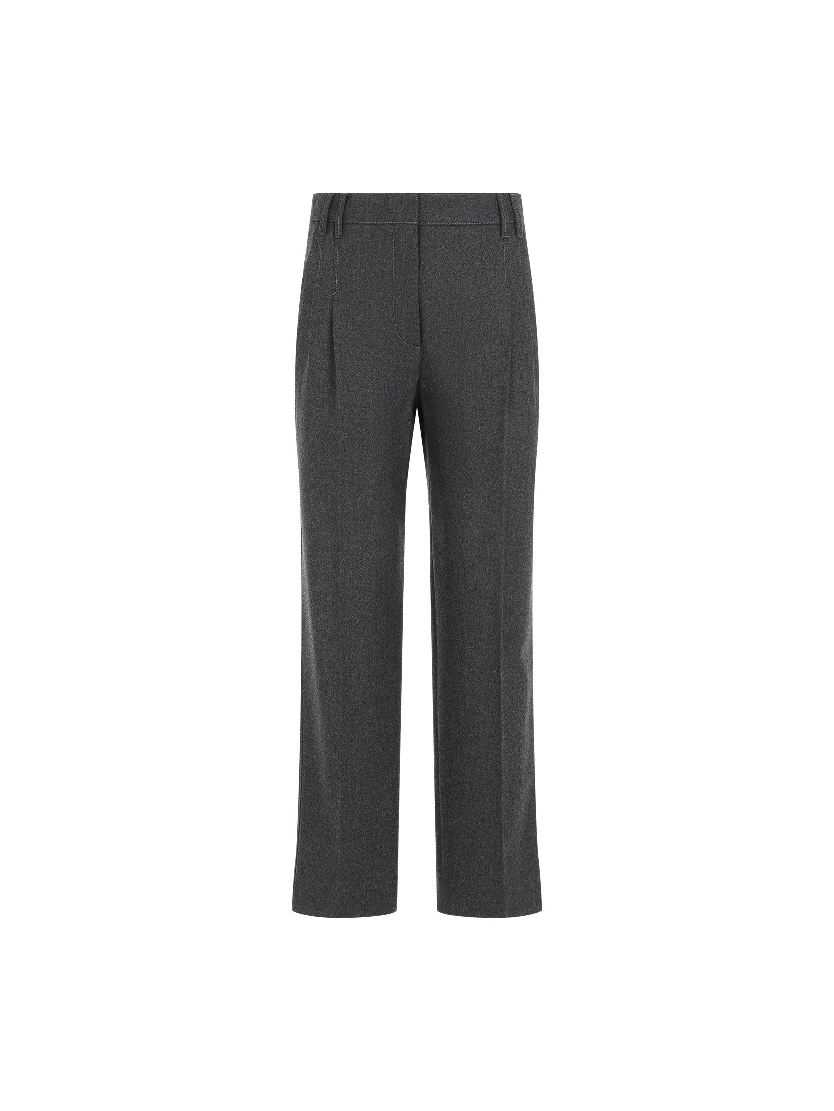 Cropped Flannel Pants