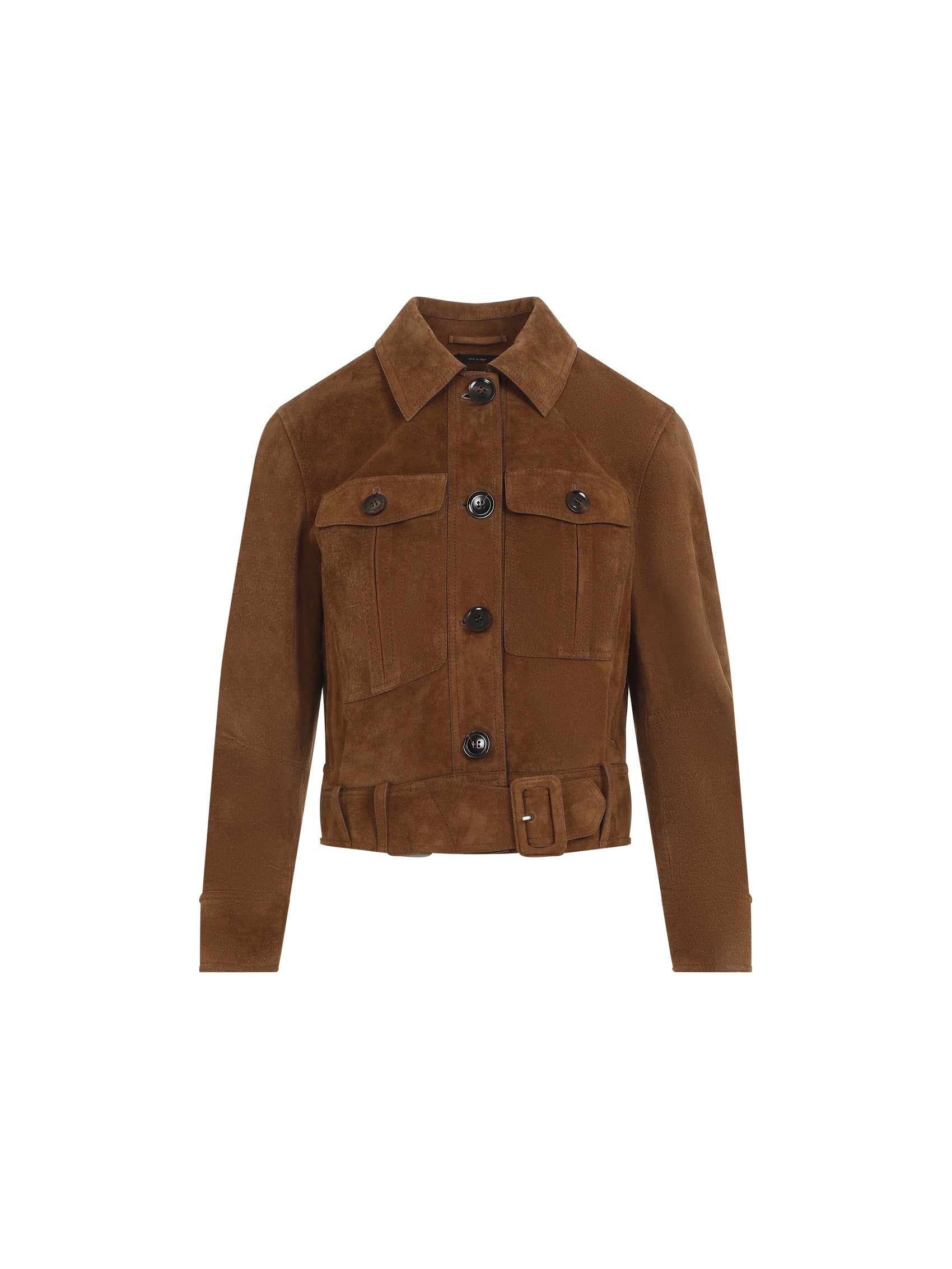 Cropped Leather Jacket