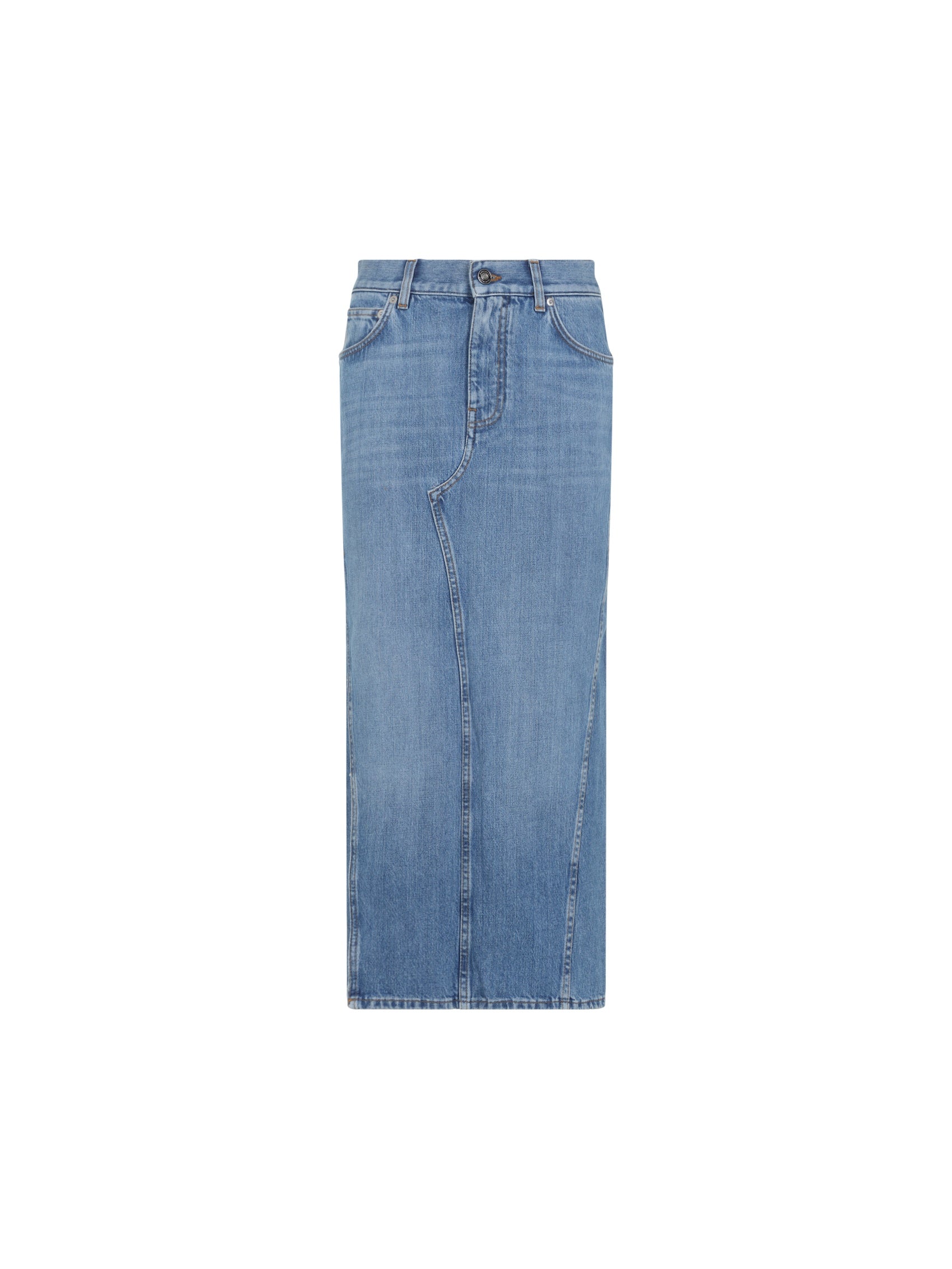 Cotton Midi Skirt