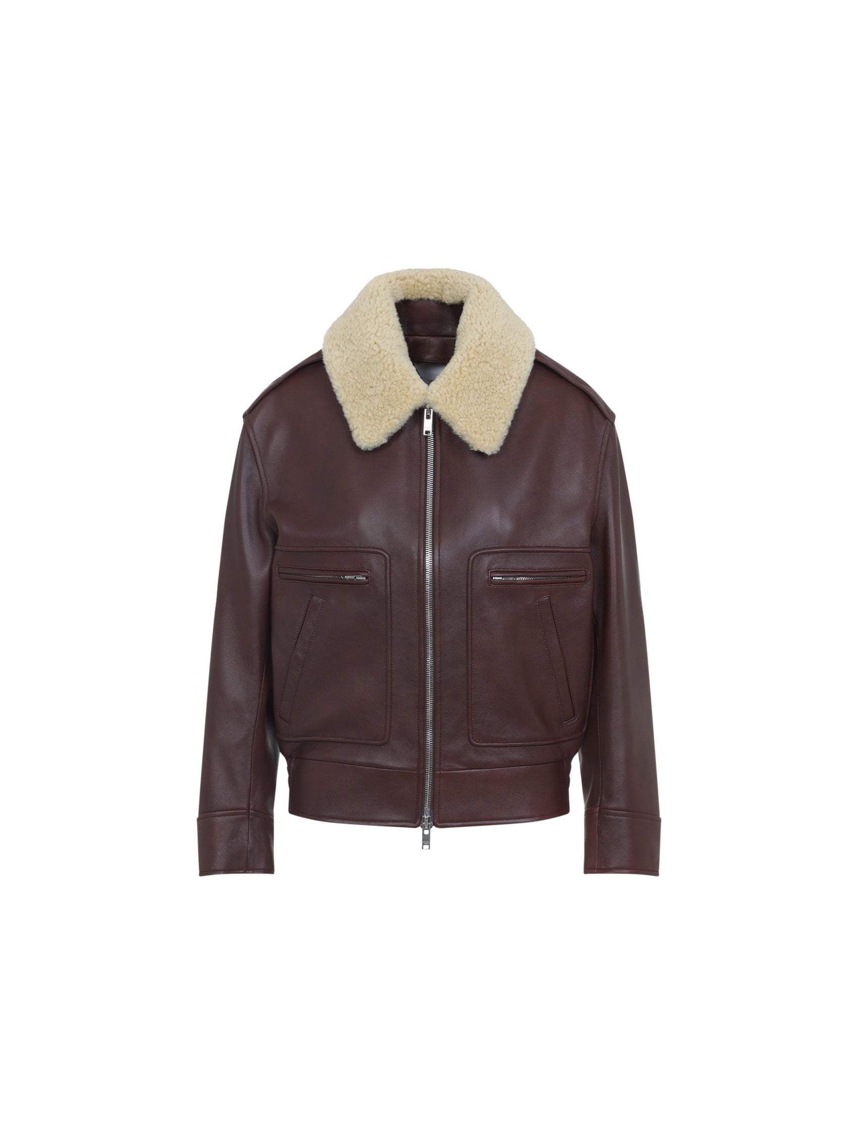 Nappa Blouson With Shearling