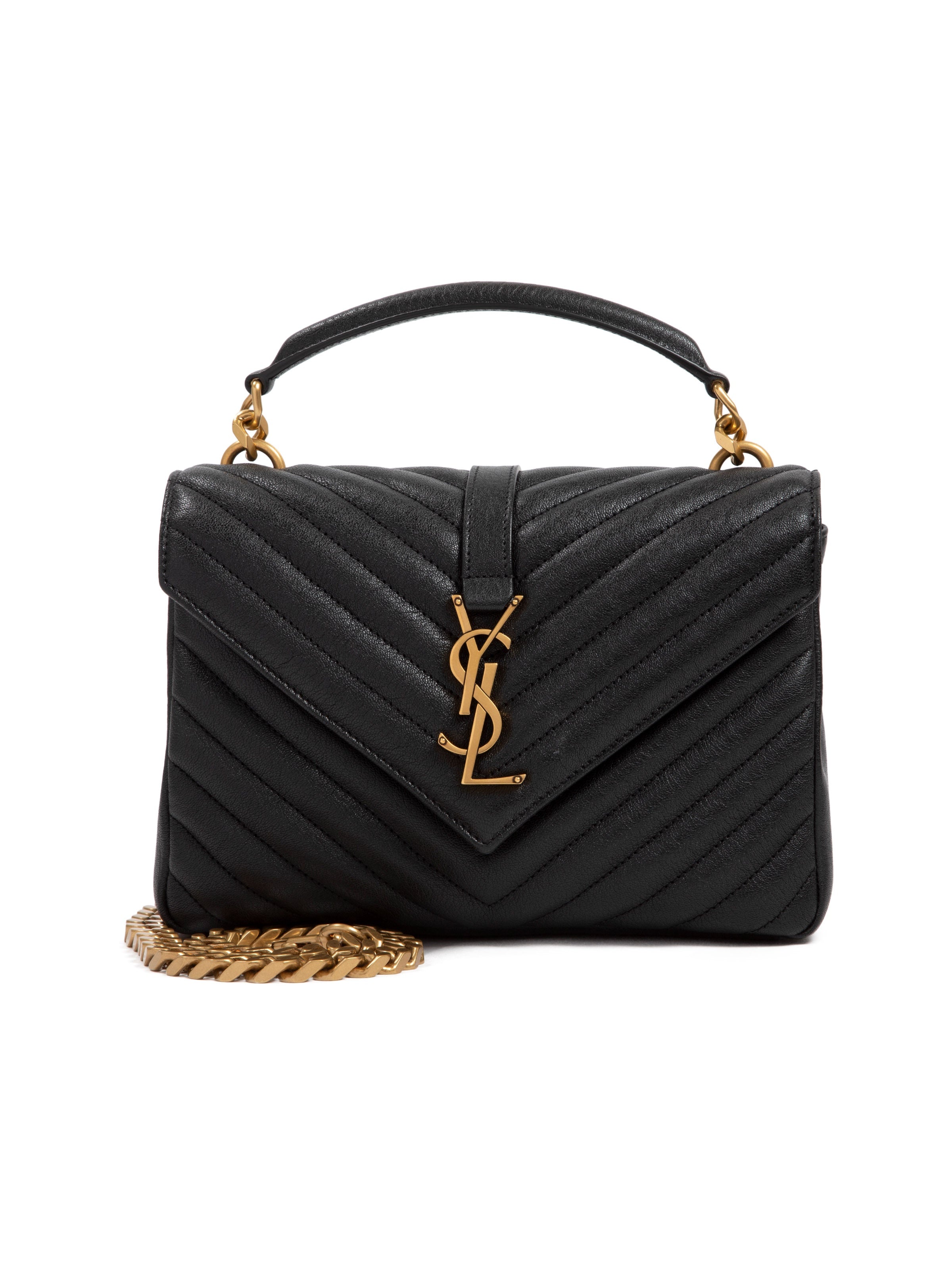 College Bag In Matelassé Leather