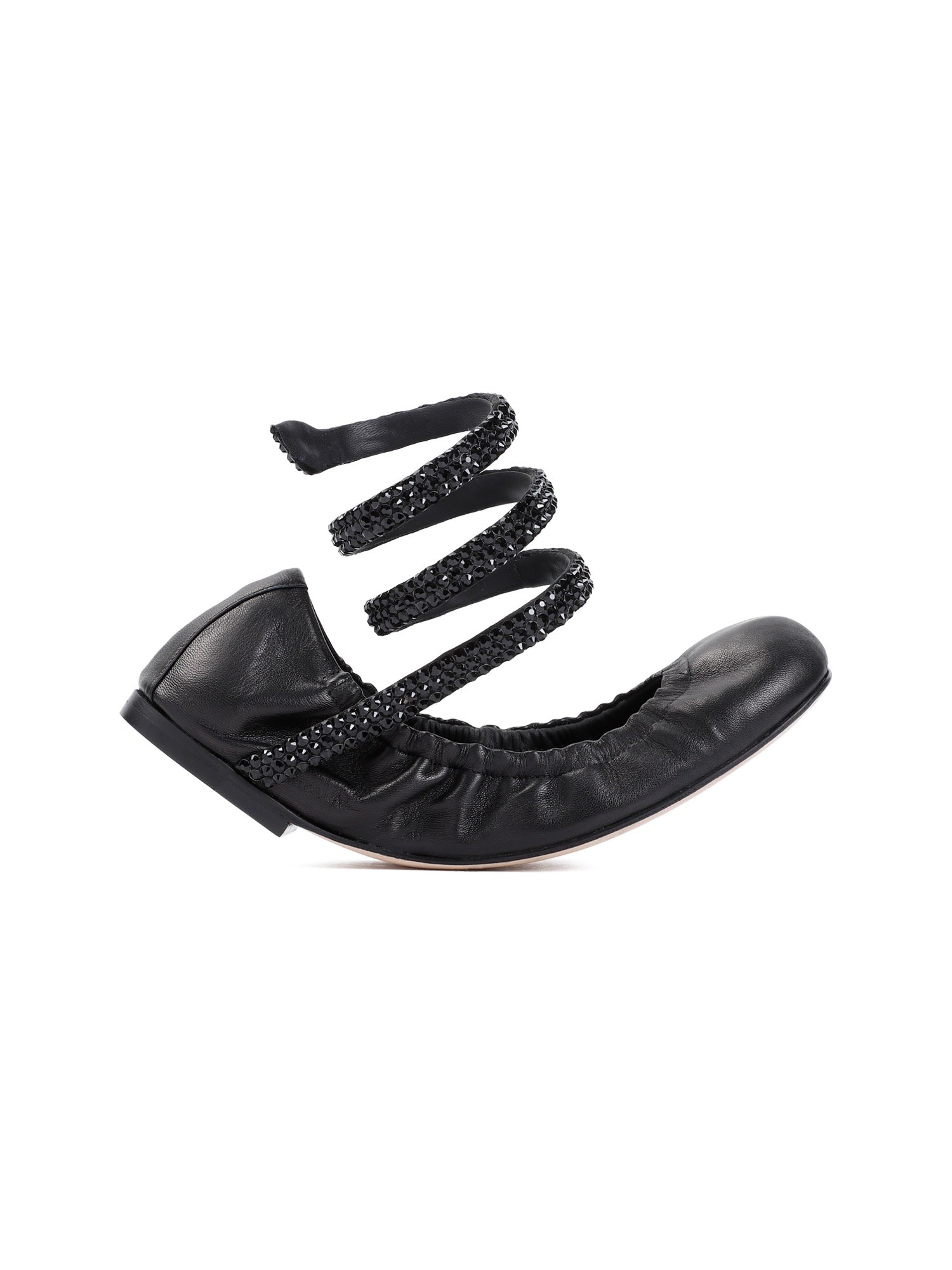 Rene Caovilla Lamb Leather Ballerinas