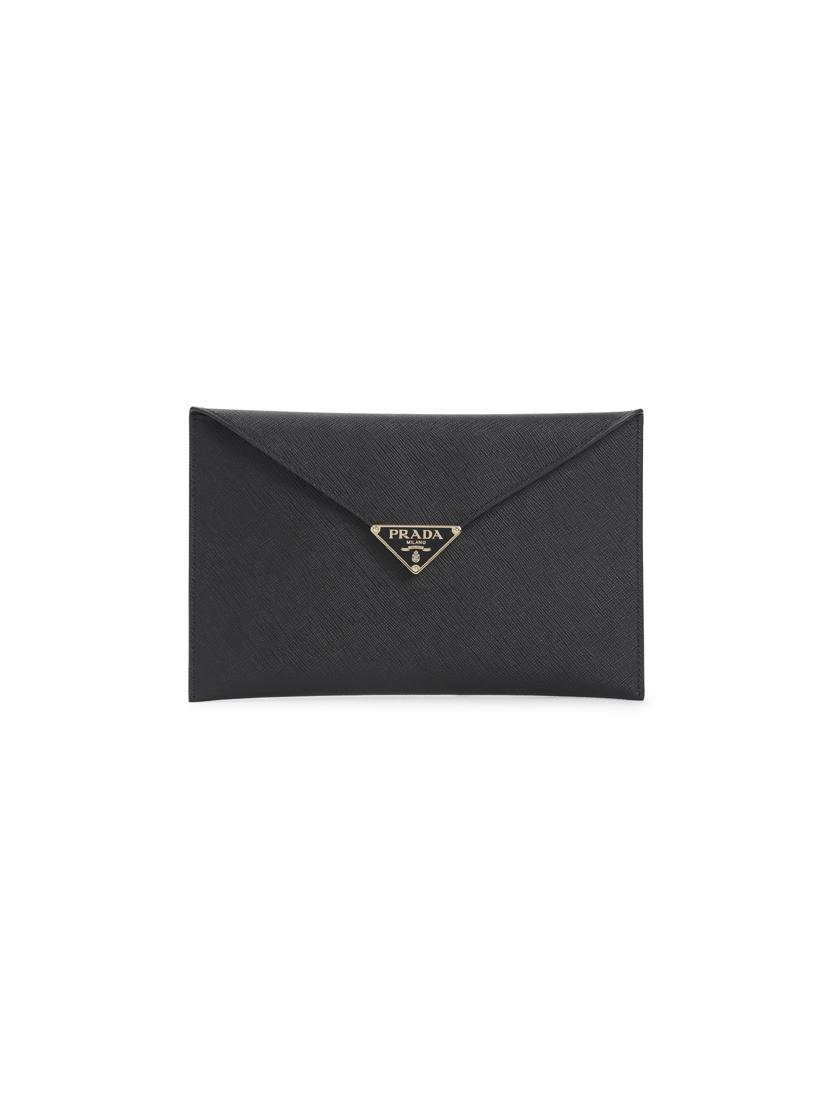Calf Leather Envelope Clutch