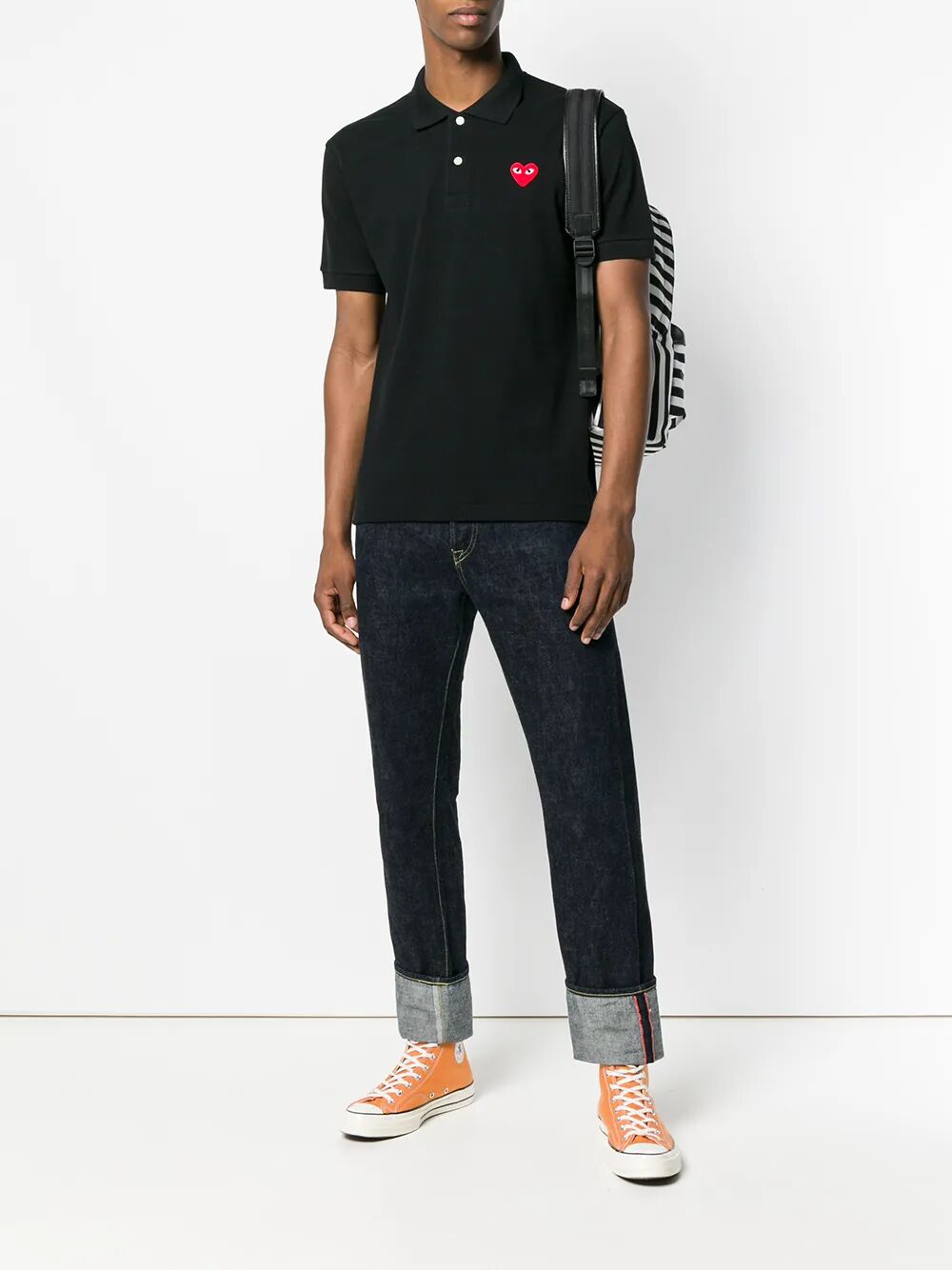 RED HEART COTTON POLO