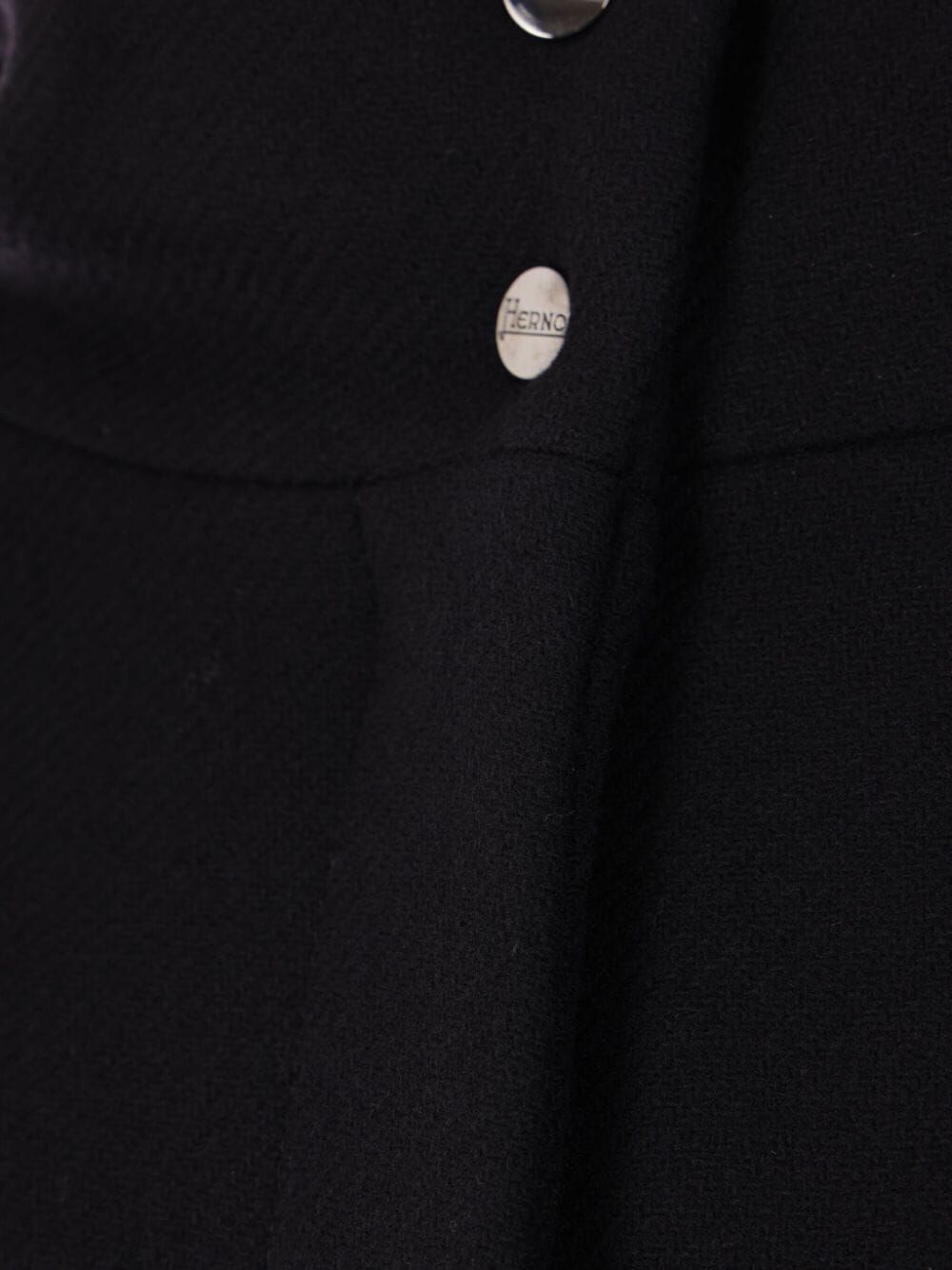 FLARED PADDED WOOL COAT