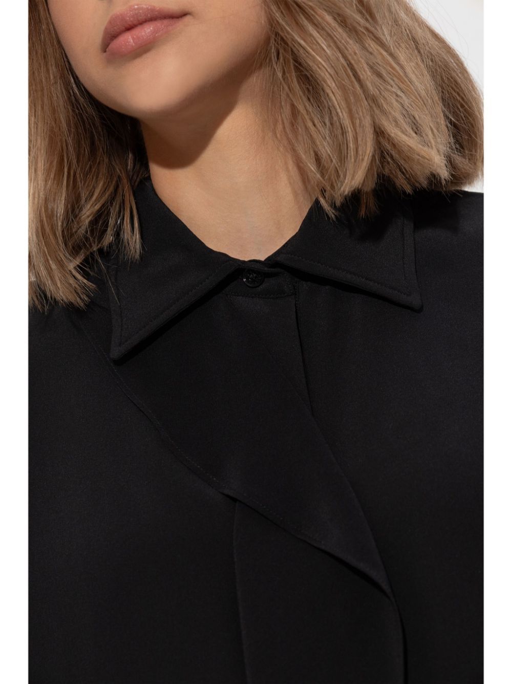 ASYMMETRIC RUFFLE BLOUSE
