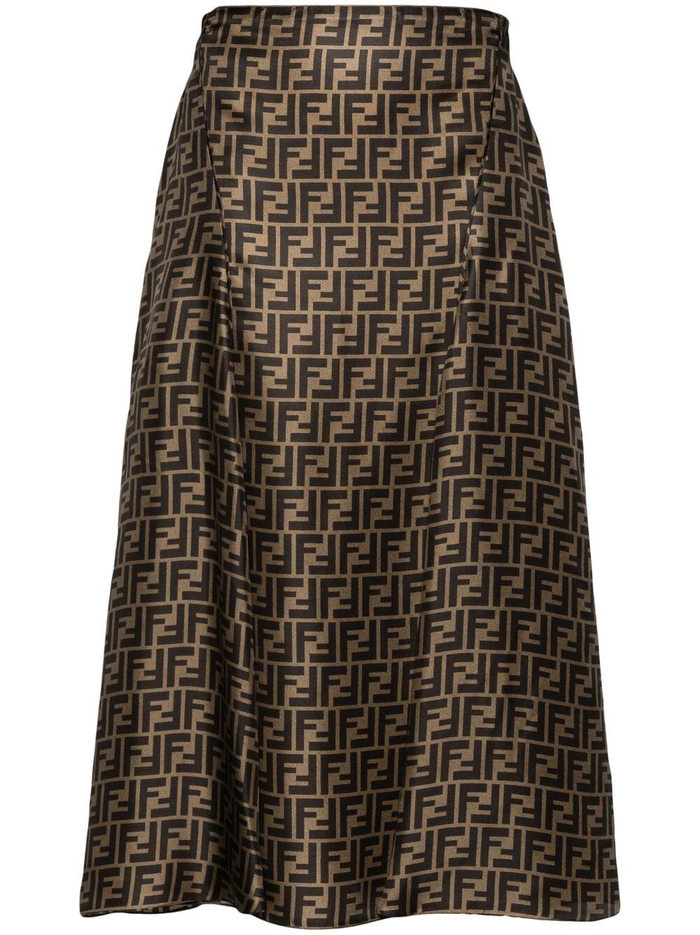 GONNA VITA ALTA IN TWILL STAMPA FF
