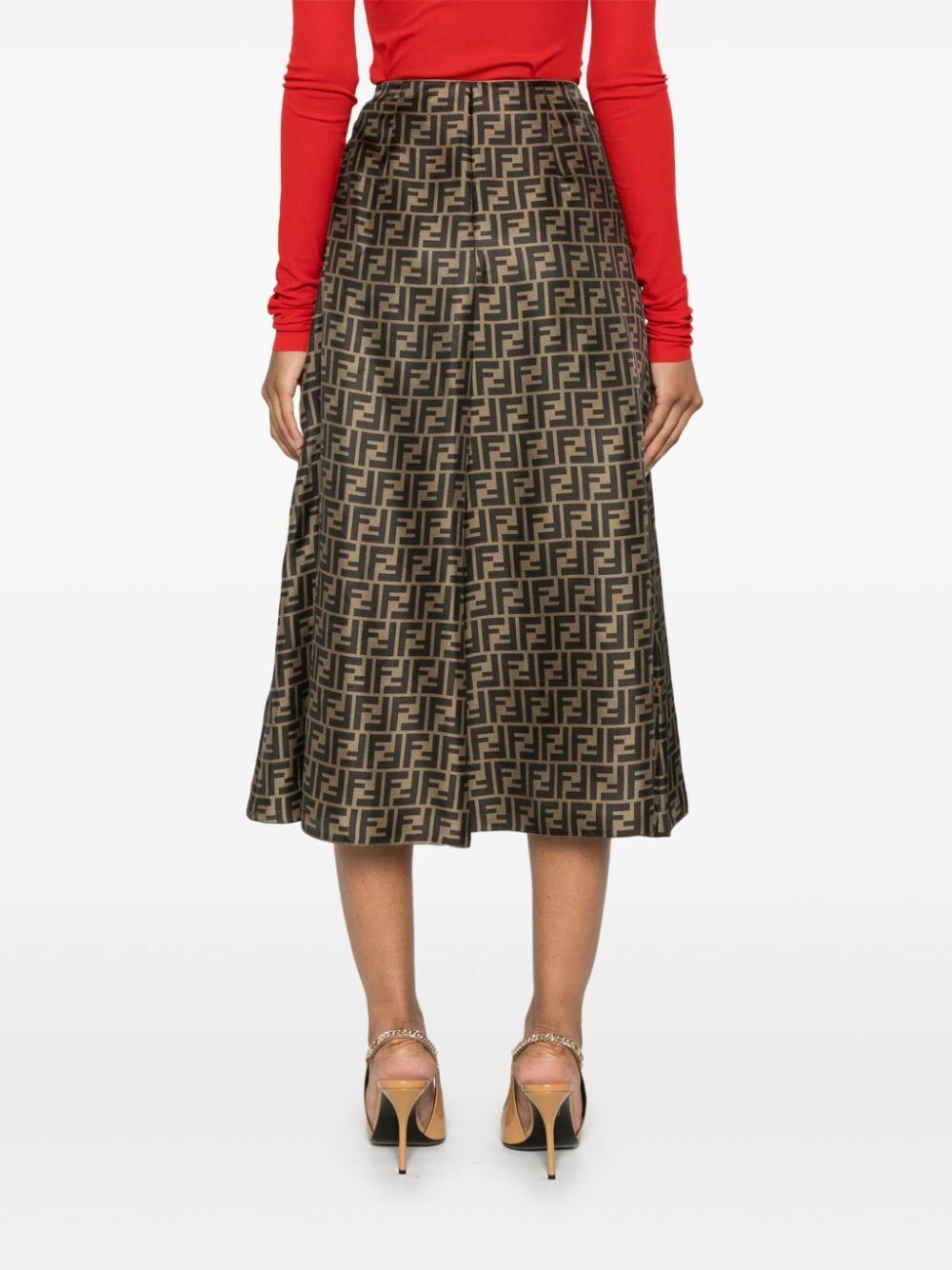 GONNA VITA ALTA IN TWILL STAMPA FF