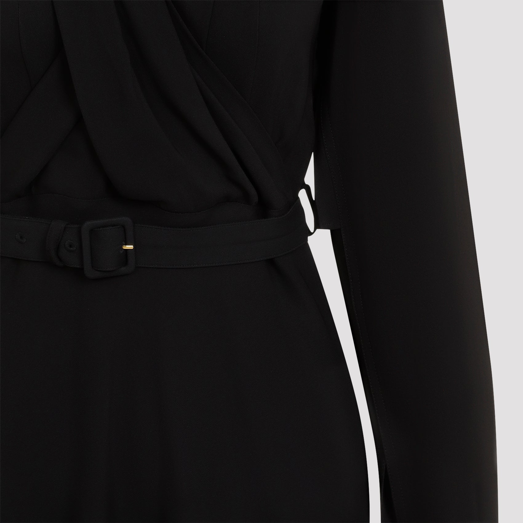 Draped Maxi Day Dress