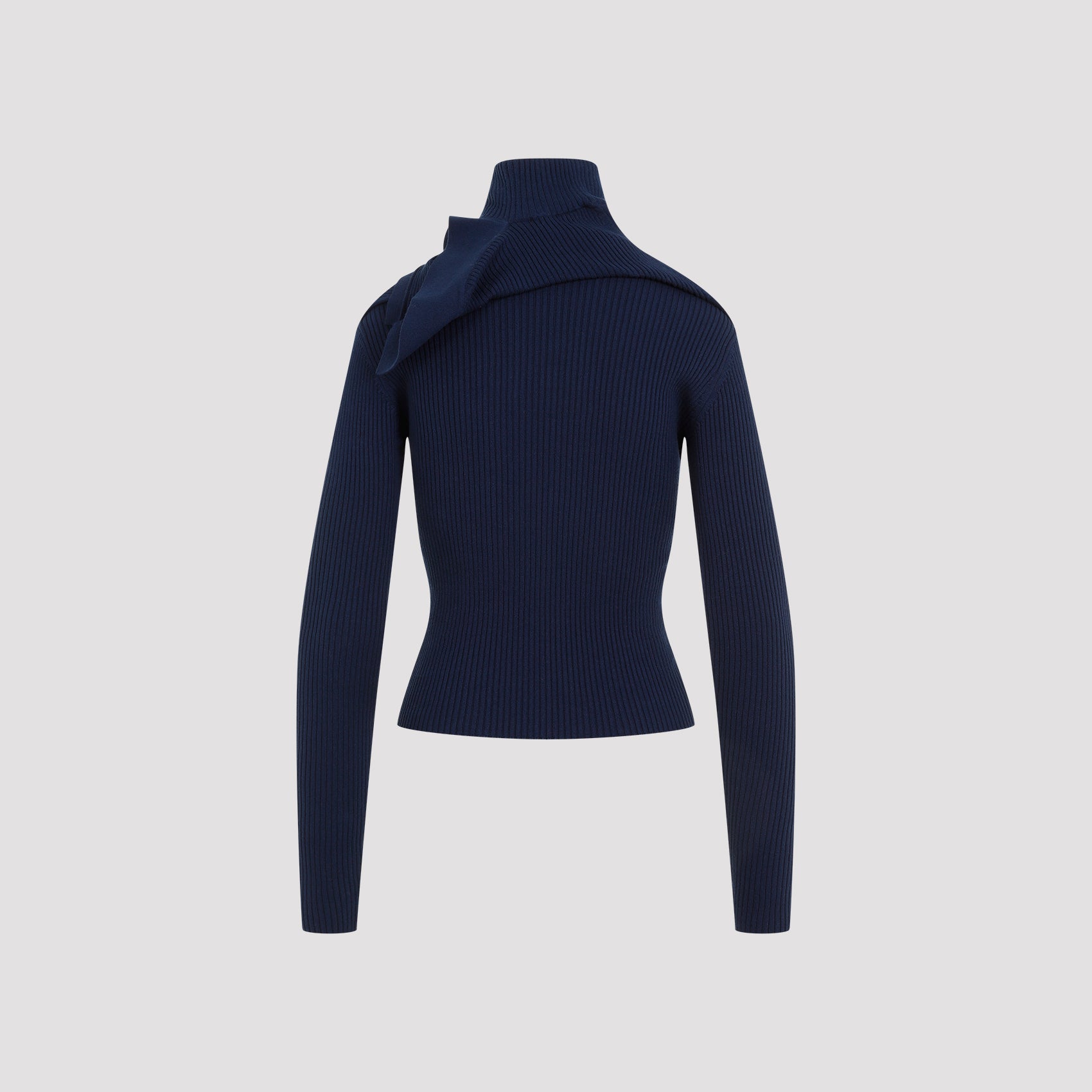 Pinched Shoulder Fitted Pullover
