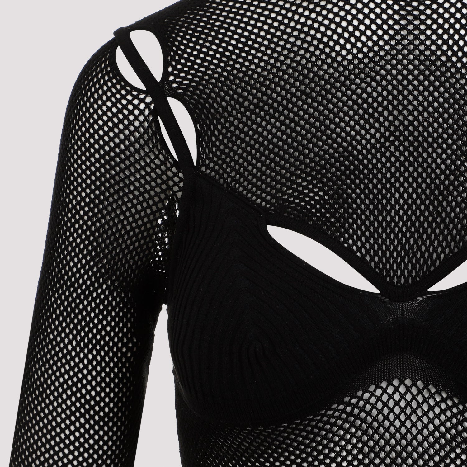 Net Arrow Bralette Top