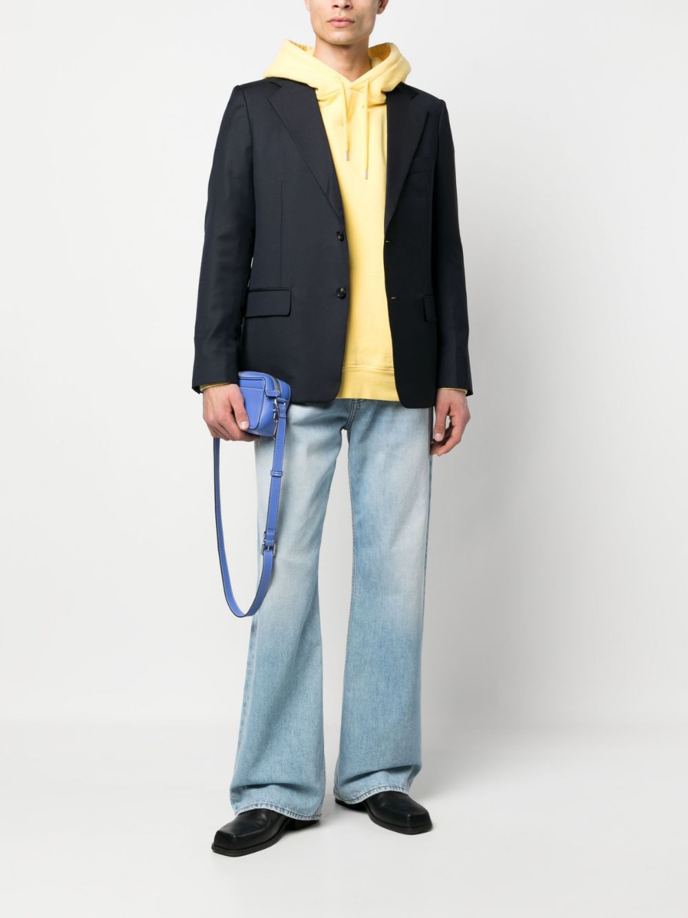 SINGLE-BREASTED WOOL BLAZER
