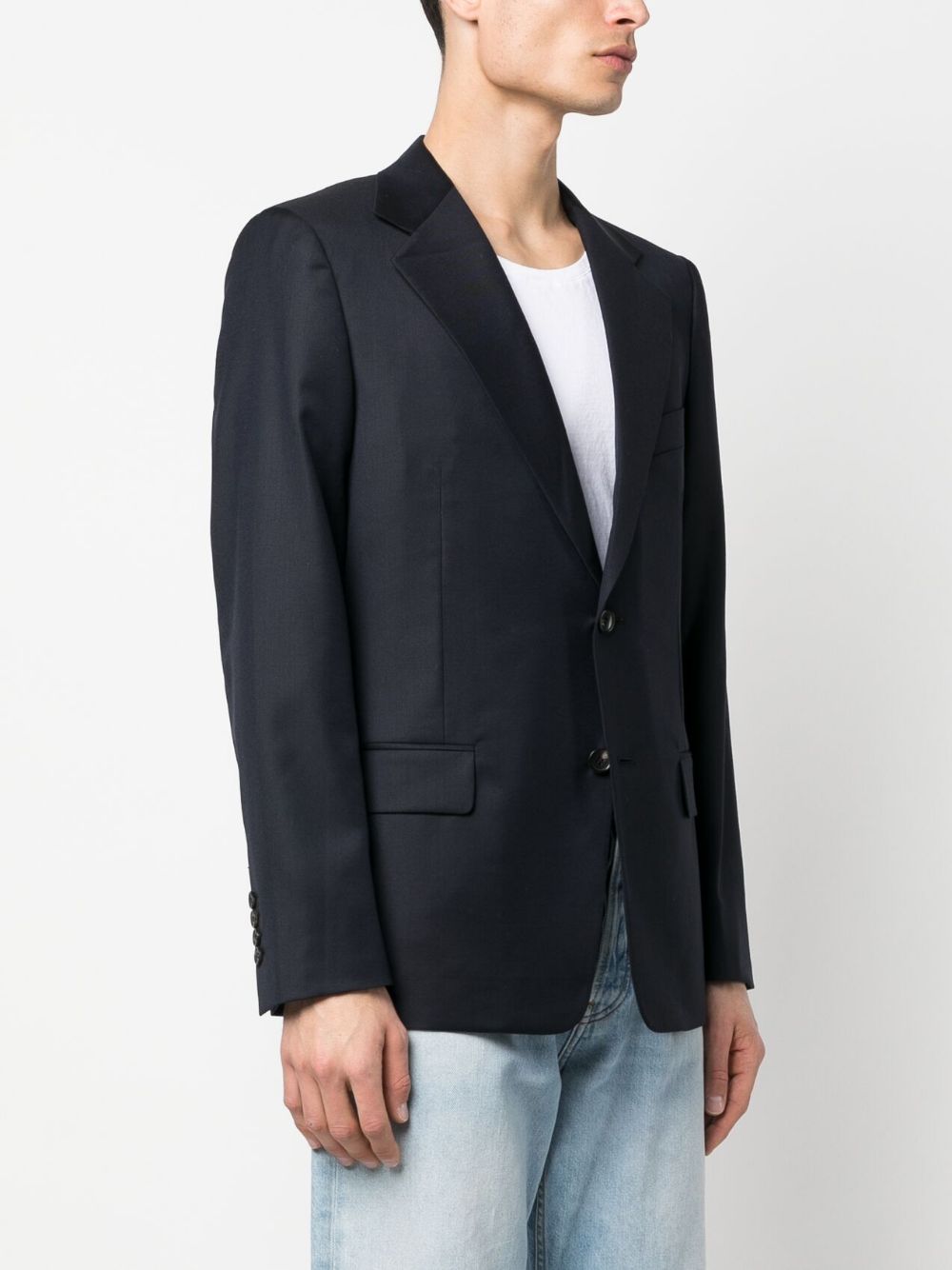 SINGLE-BREASTED WOOL BLAZER