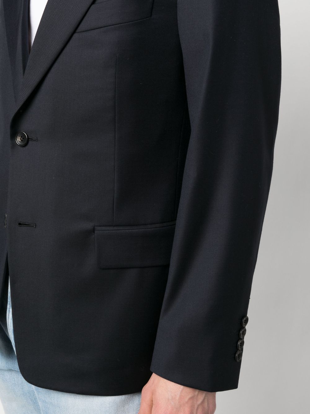 SINGLE-BREASTED WOOL BLAZER